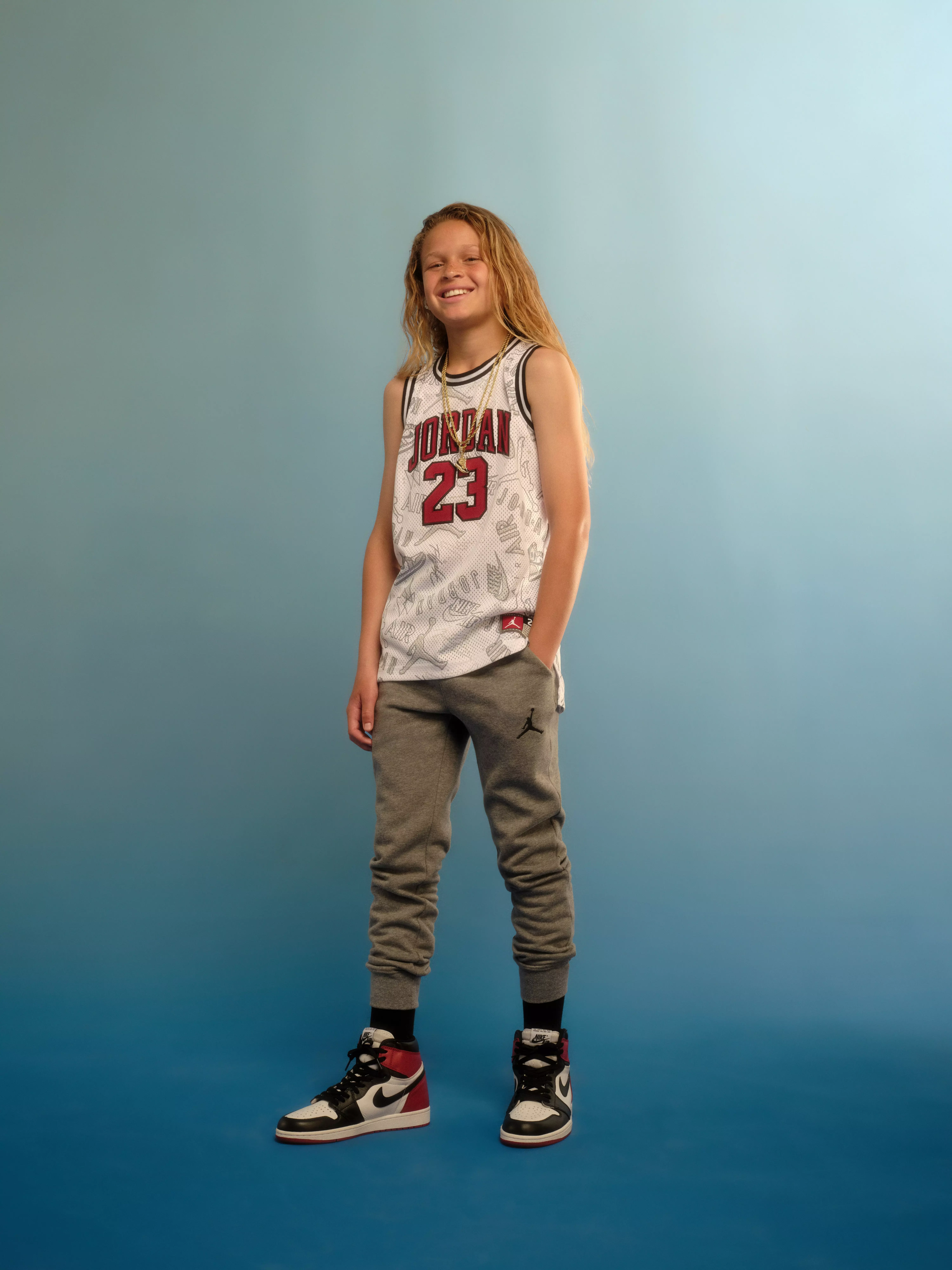 Jordan Big Boys' Essentials Pants - Grey - GREY