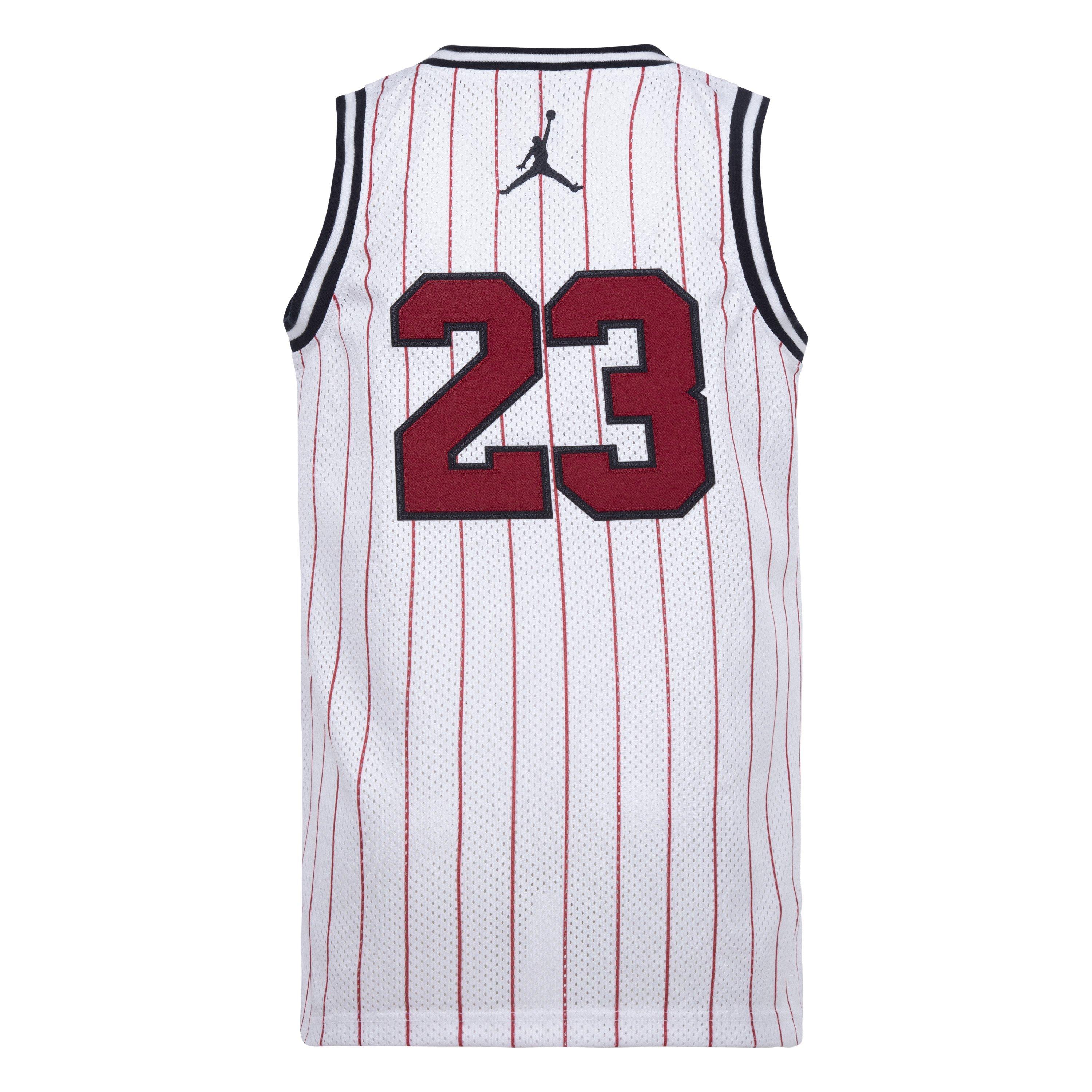 Jordan 23 Pinstripe Big Boys' White Jersey