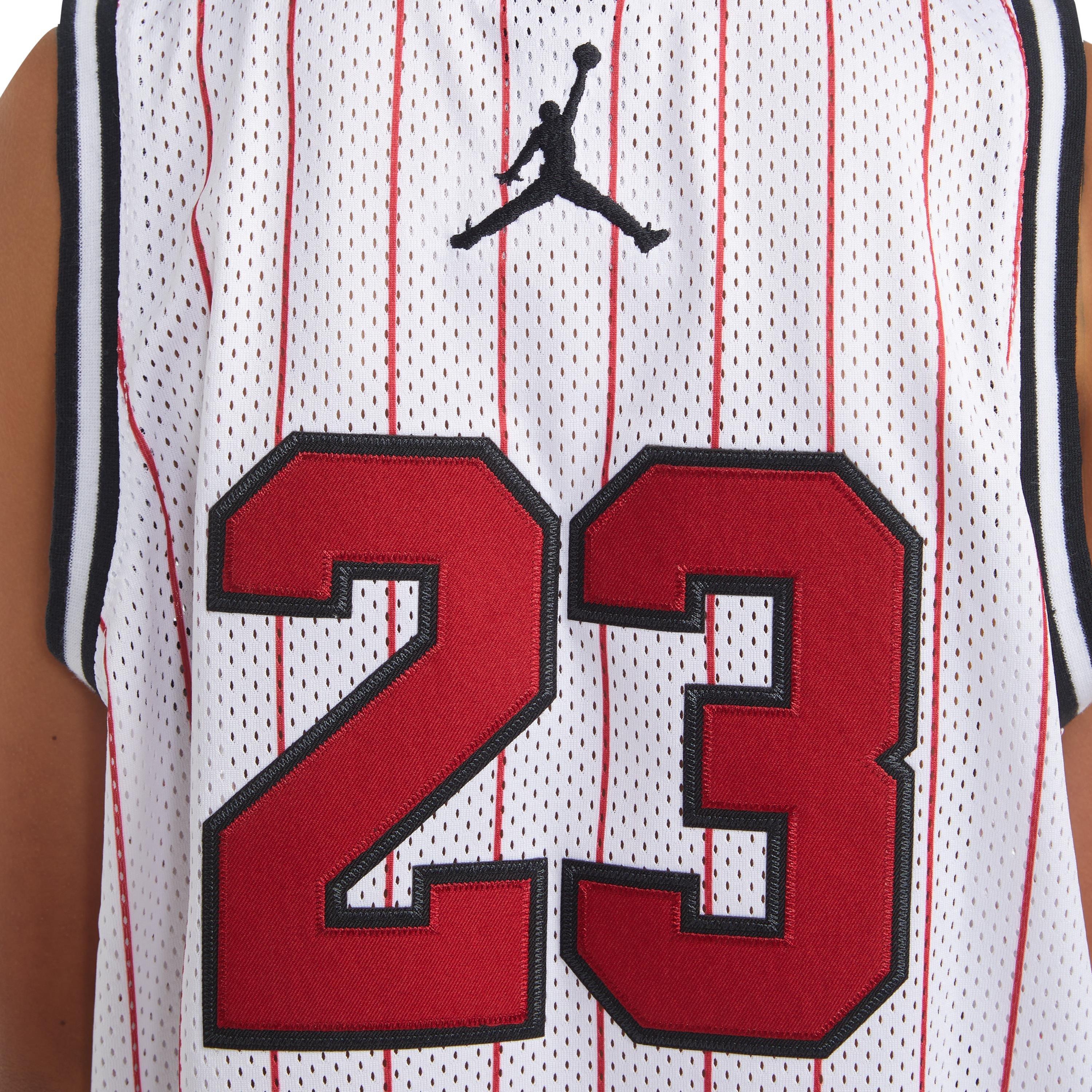 Jordan 23 Pinstripe Big Boys' White Jersey