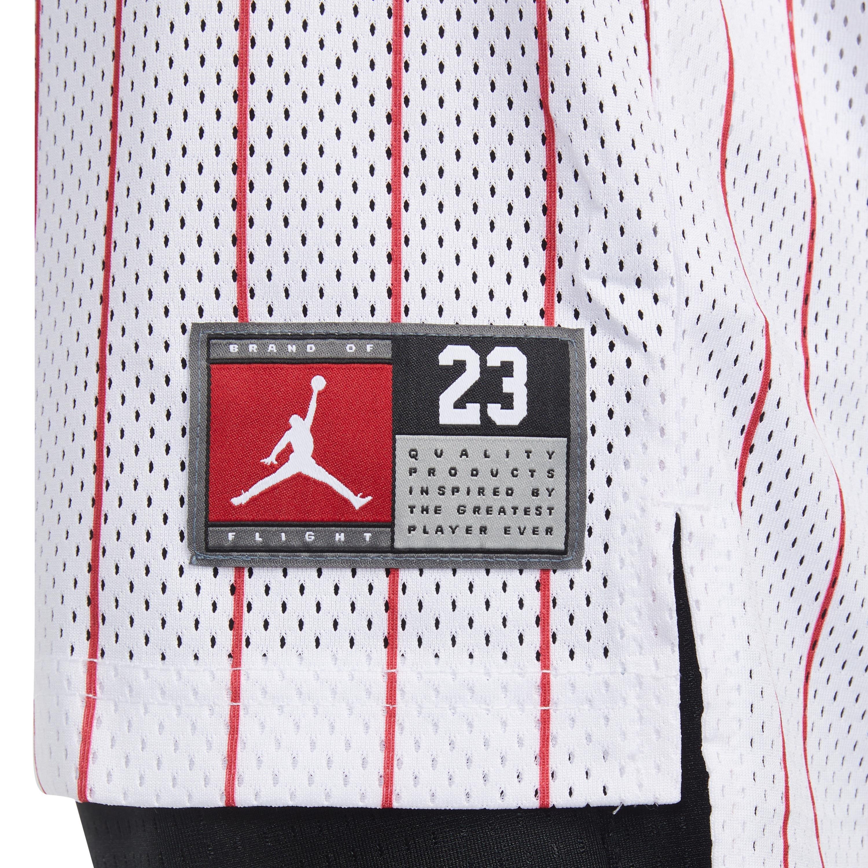 Jordan 23 Pinstripe Big Boys' White Jersey