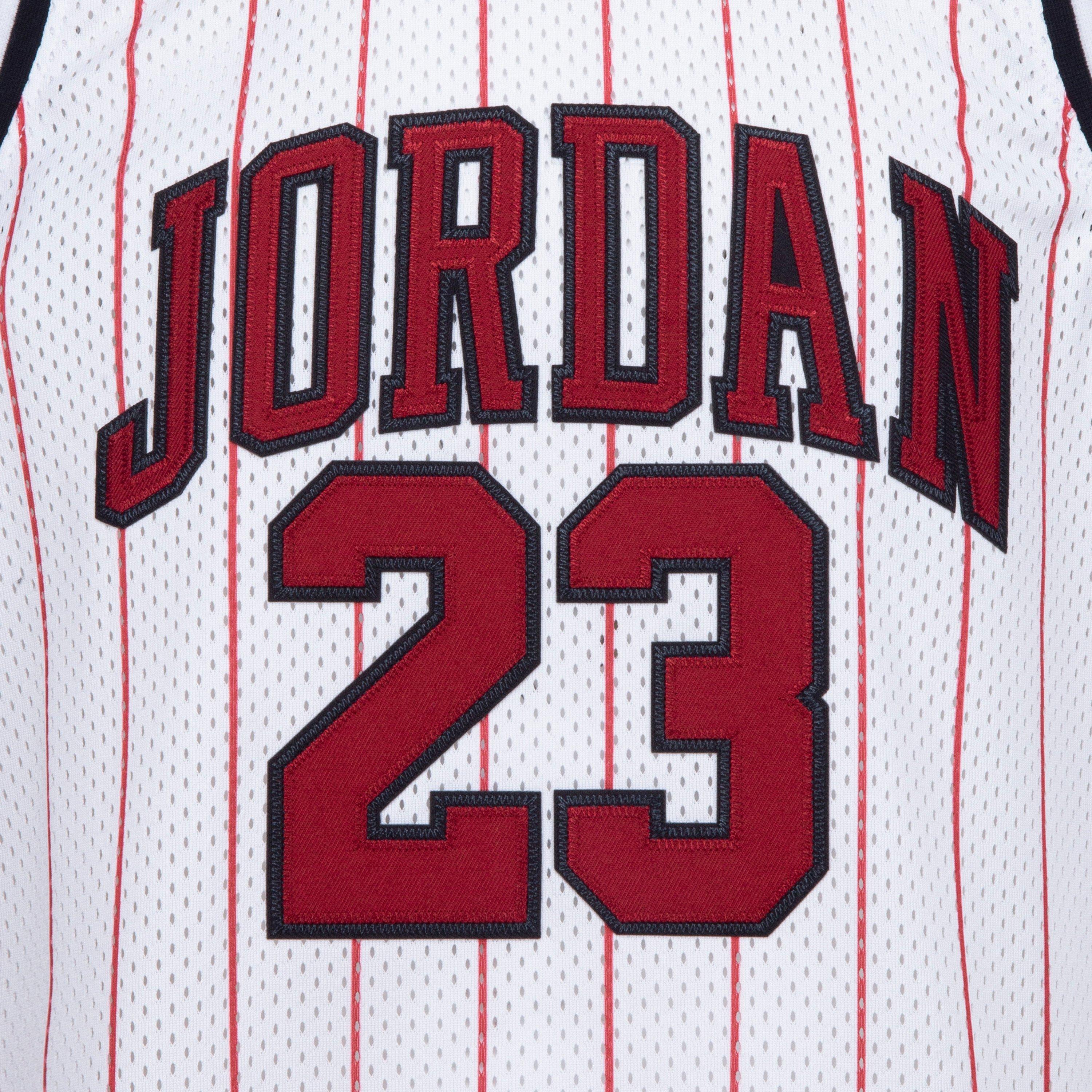 Jordan 23 Pinstripe Big Boys' White Jersey