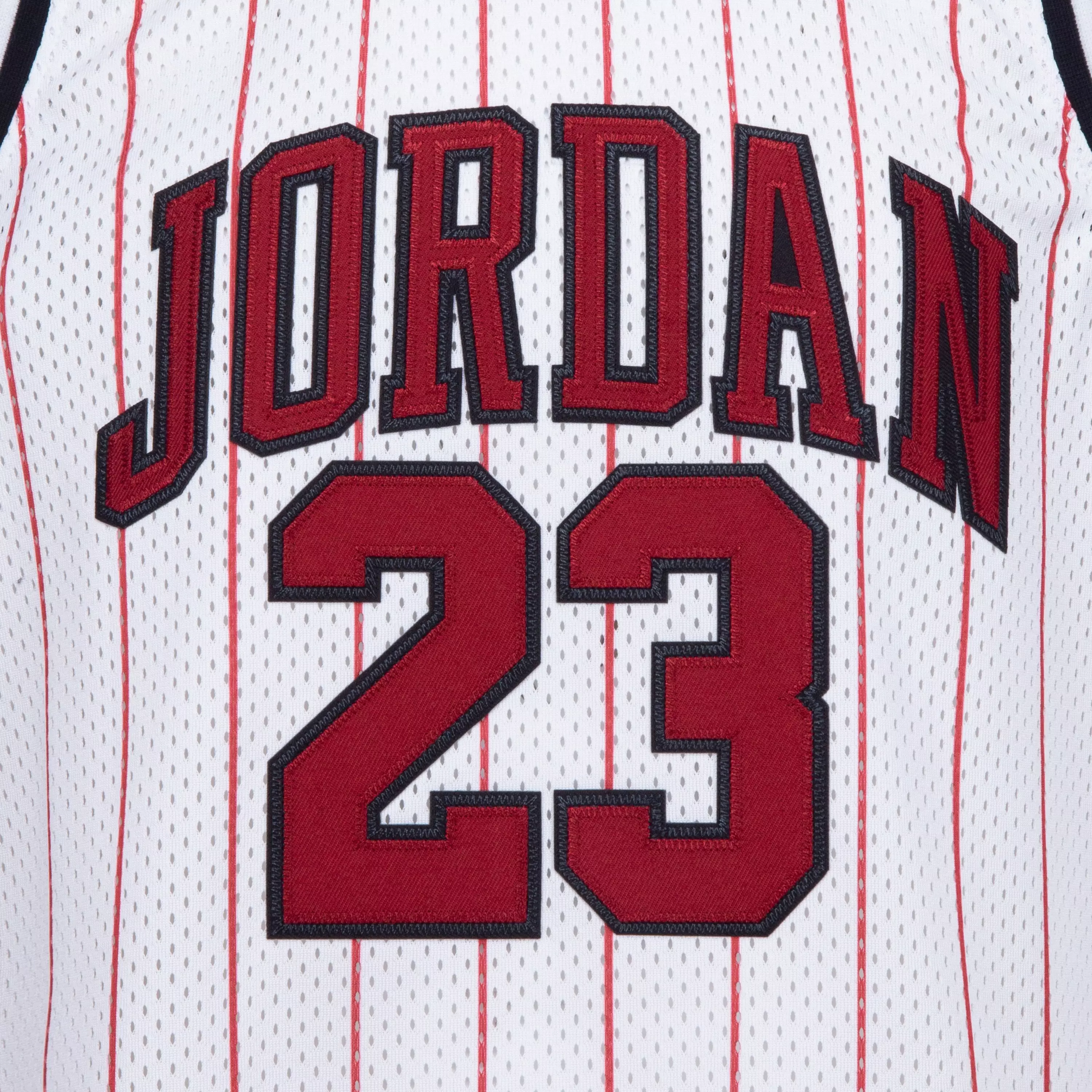 Jordan Big Boys' 23 Pinstripe Jersey-White - WHITE