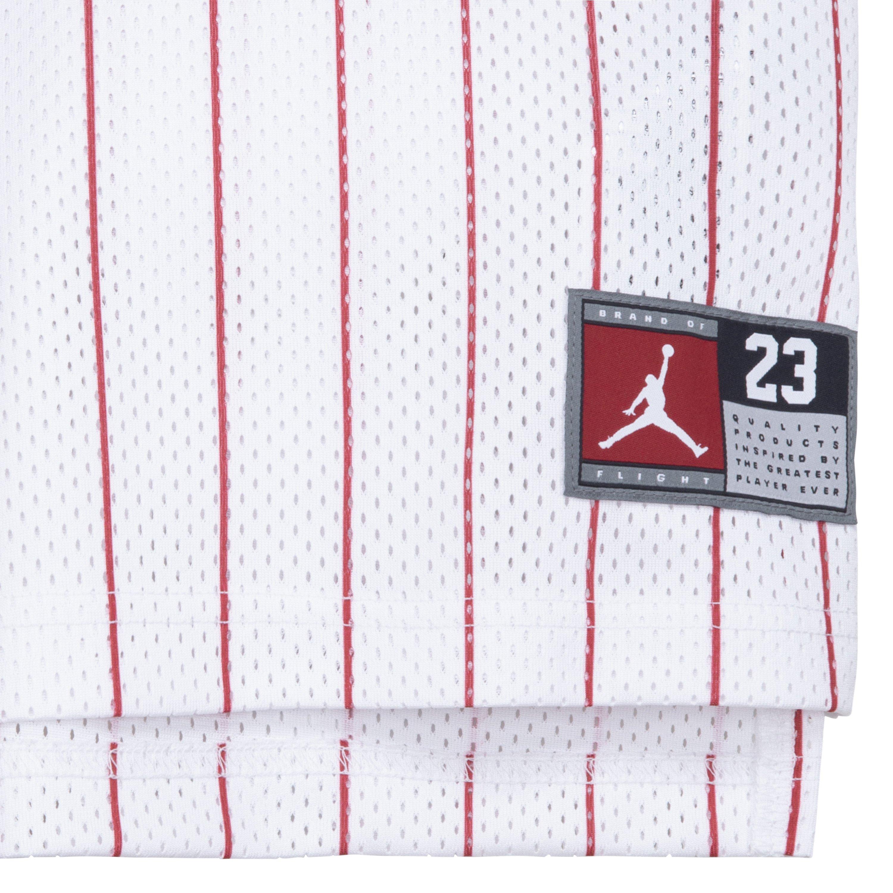 Jordan 23 Pinstripe Big Boys' White Jersey