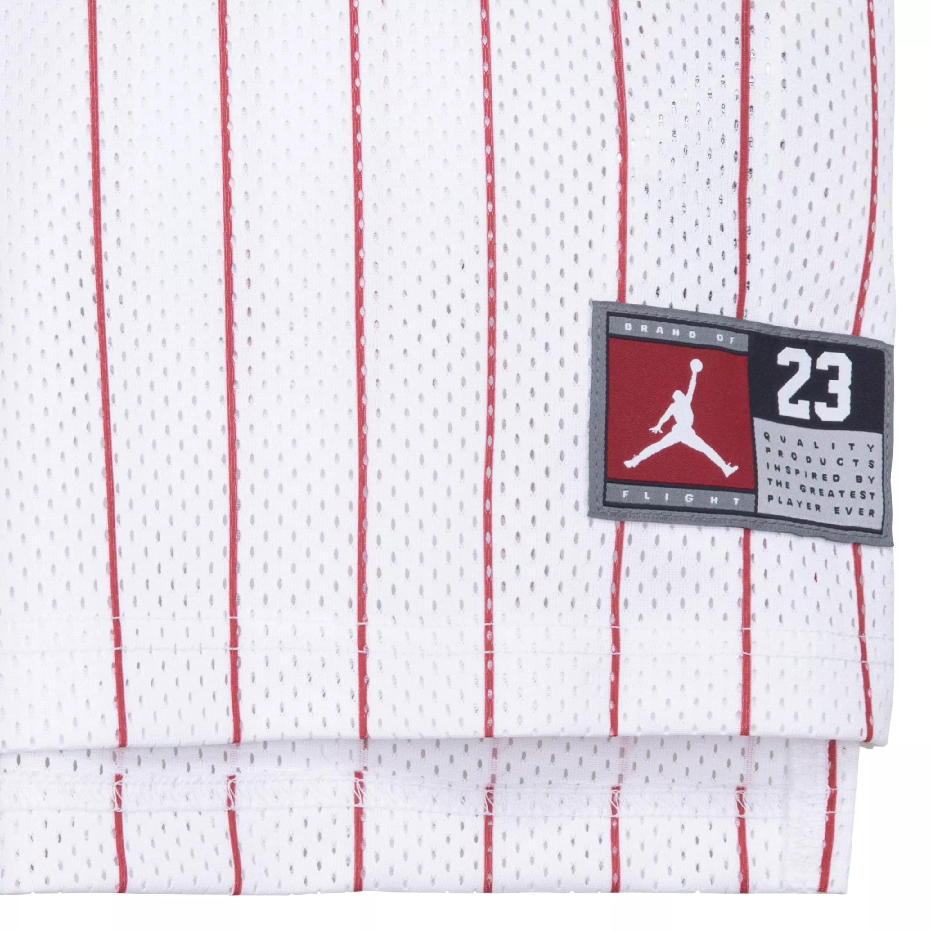 Jordan Big Boys' 23 Pinstripe Jersey-White - WHITE
