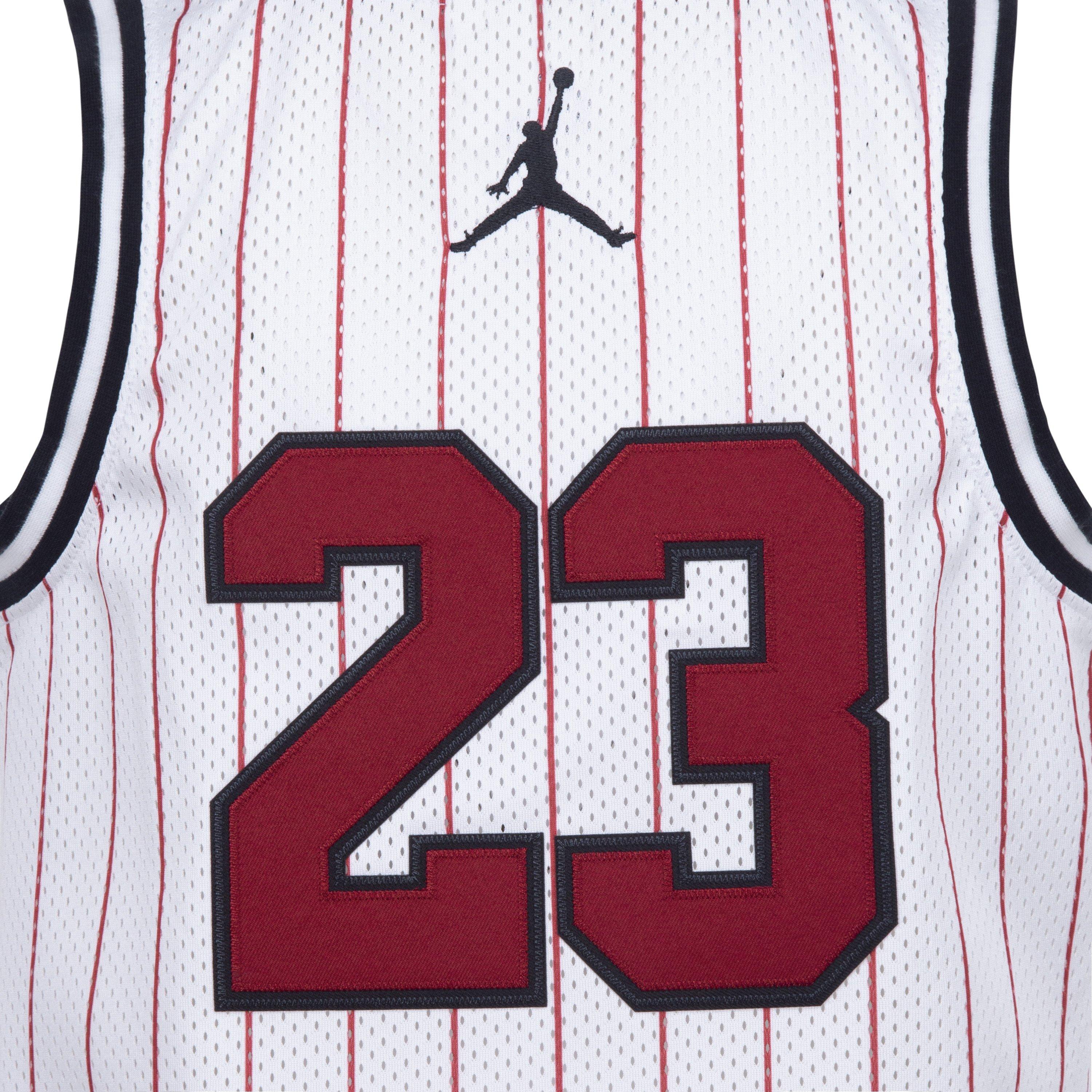 Jordan 23 Pinstripe Big Boys' White Jersey