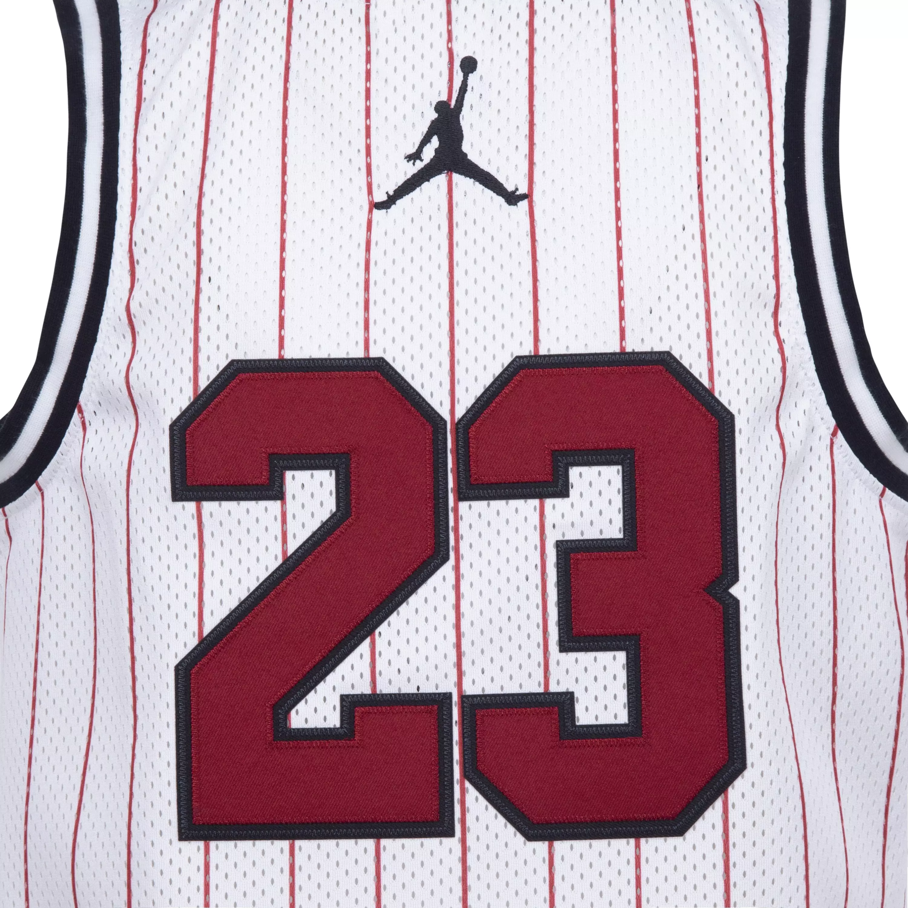 Jordan Big Boys' 23 Pinstripe Jersey-White - WHITE