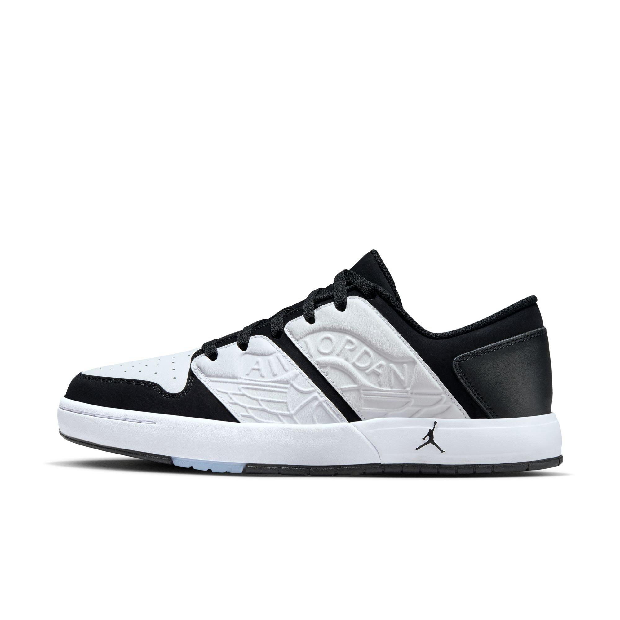 Jordan Nu Retro 1 Low "White/Black" Men's Shoe - WHITE/BLACK Thumbnail View 3