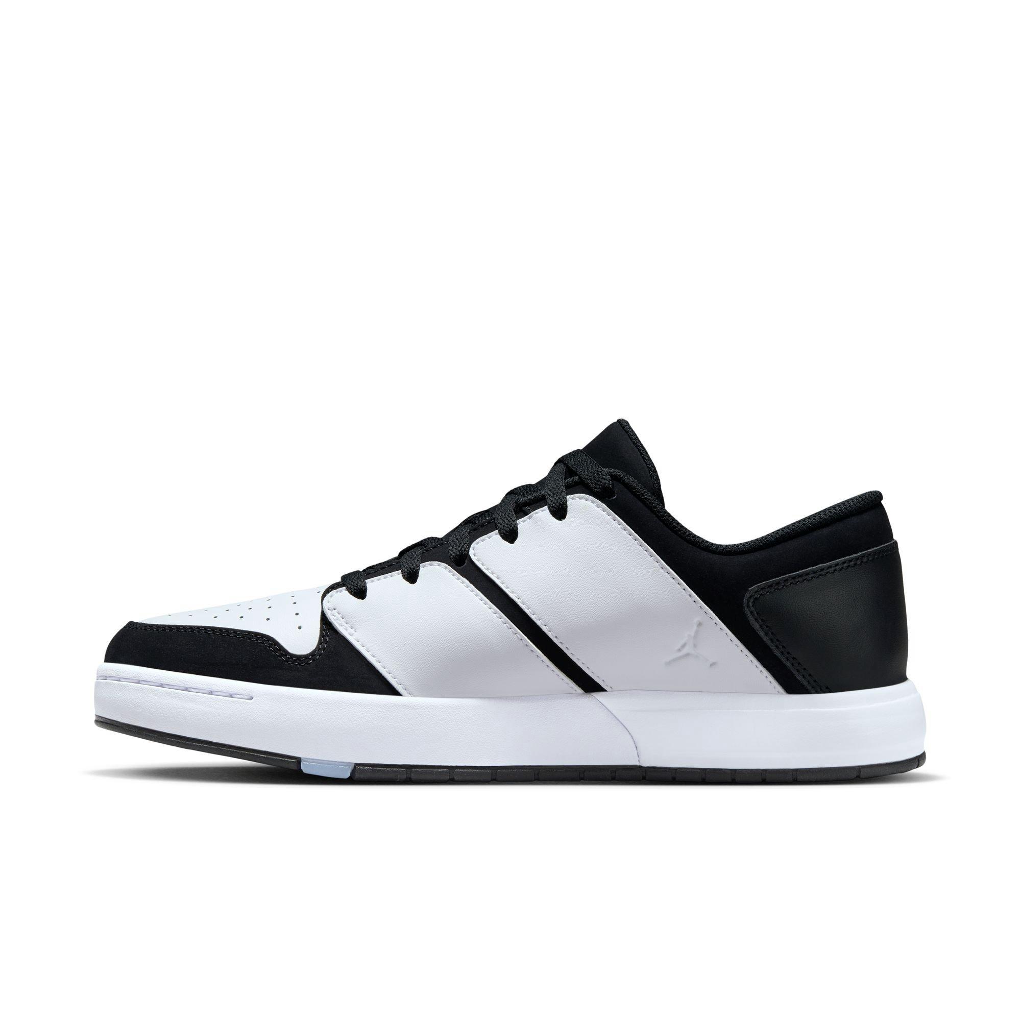 Jordan Nu Retro 1 Low "White/Black" Men's Shoe - WHITE/BLACK Thumbnail View 4
