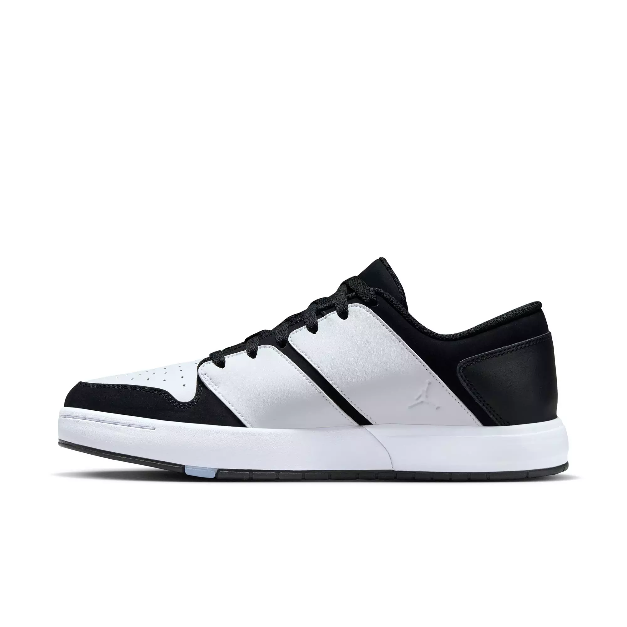 Jordan Nu Retro 1 Low "White/Black" Men's Shoe - WHITE/BLACK