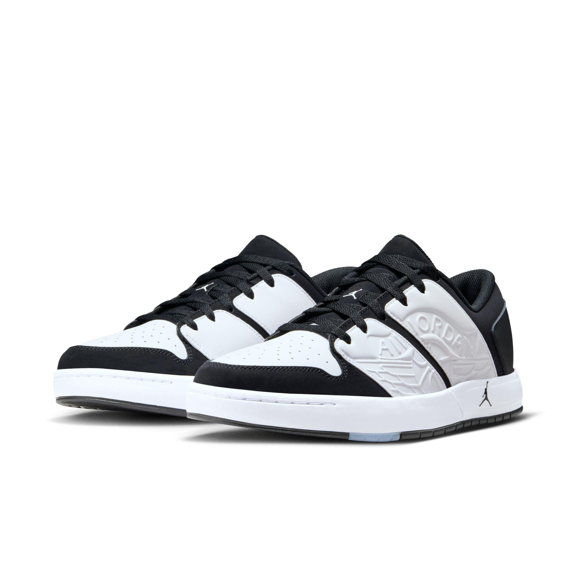 Jordan Nu Retro 1 Low "White/Black" Men's Shoe - WHITE/BLACK Thumbnail View 5
