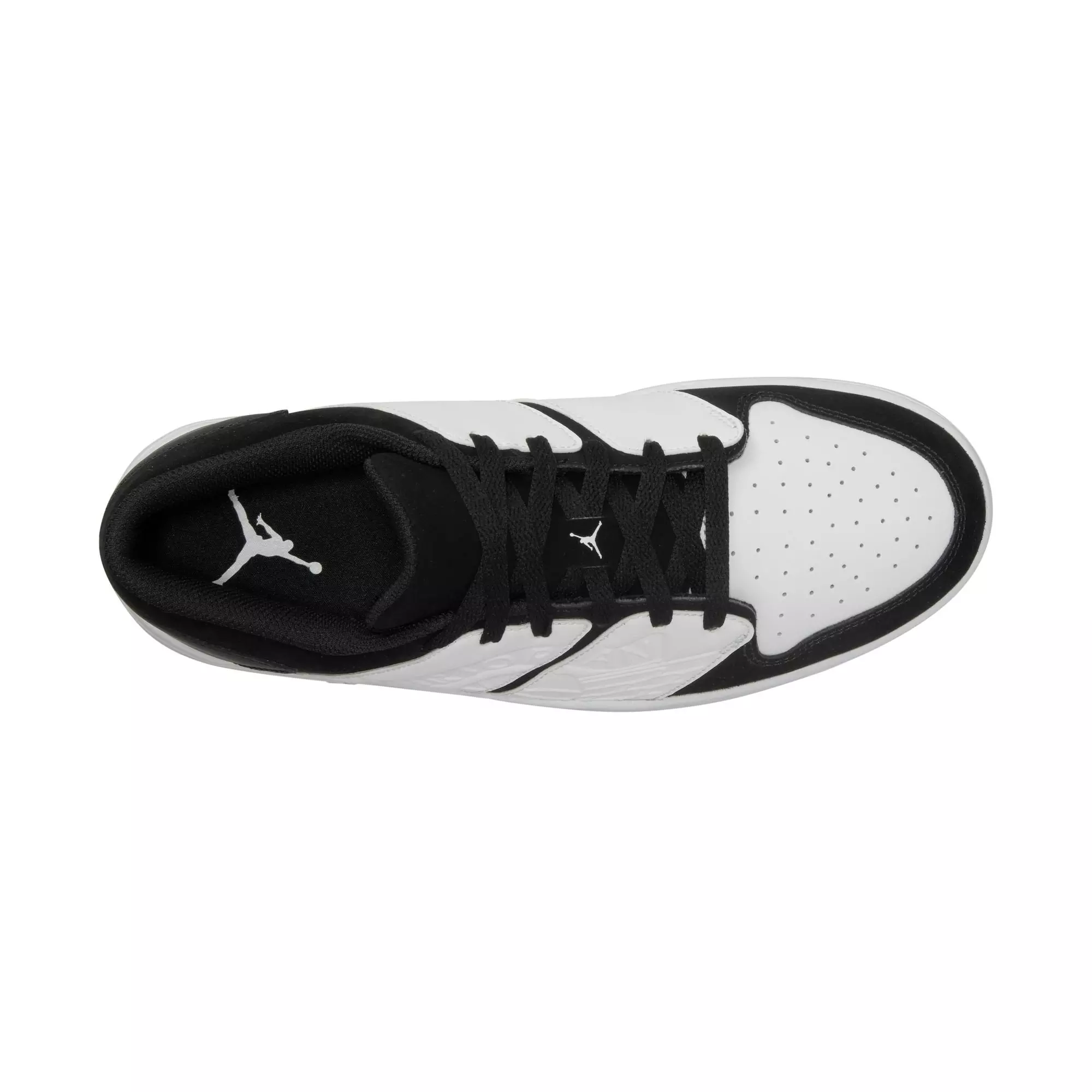 Jordan Nu Retro 1 Low "White/Black" Men's Shoe - WHITE/BLACK