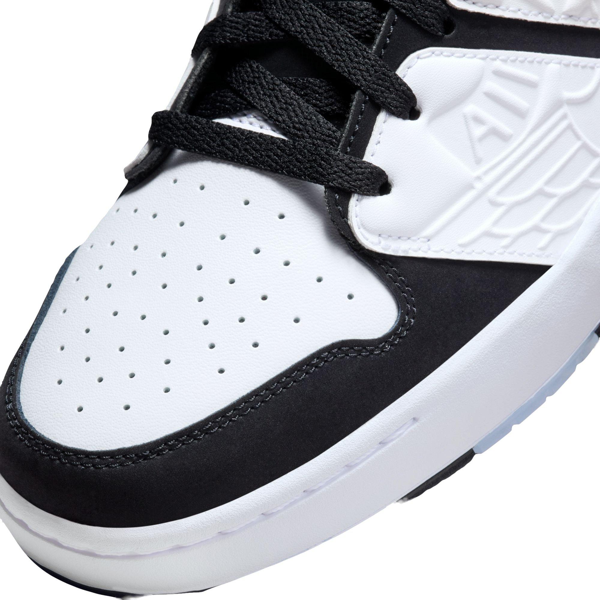 Jordan Nu Retro 1 Low "White/Black" Men's Shoe - WHITE/BLACK Thumbnail View 10