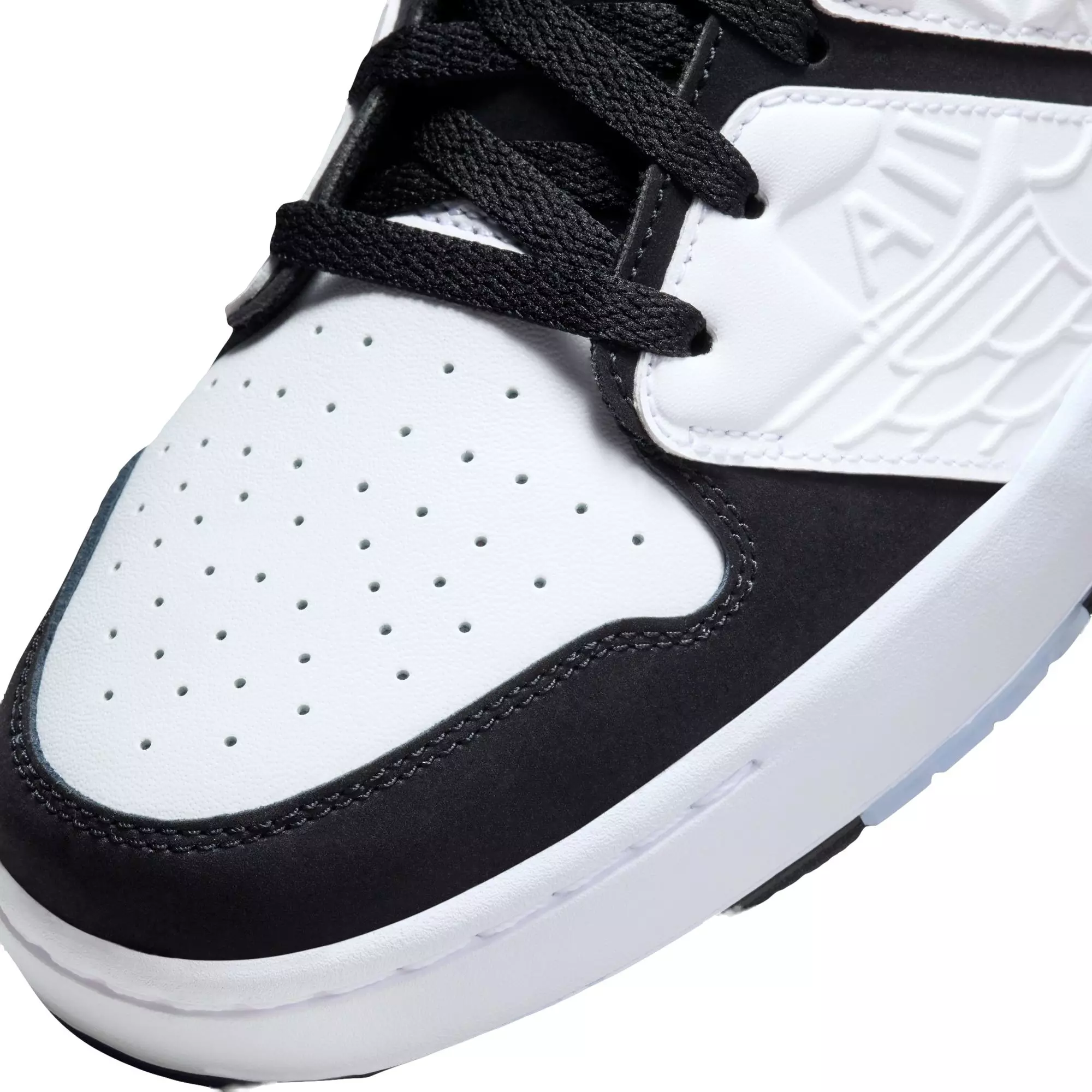 Jordan Nu Retro 1 Low "White/Black" Men's Shoe - WHITE/BLACK