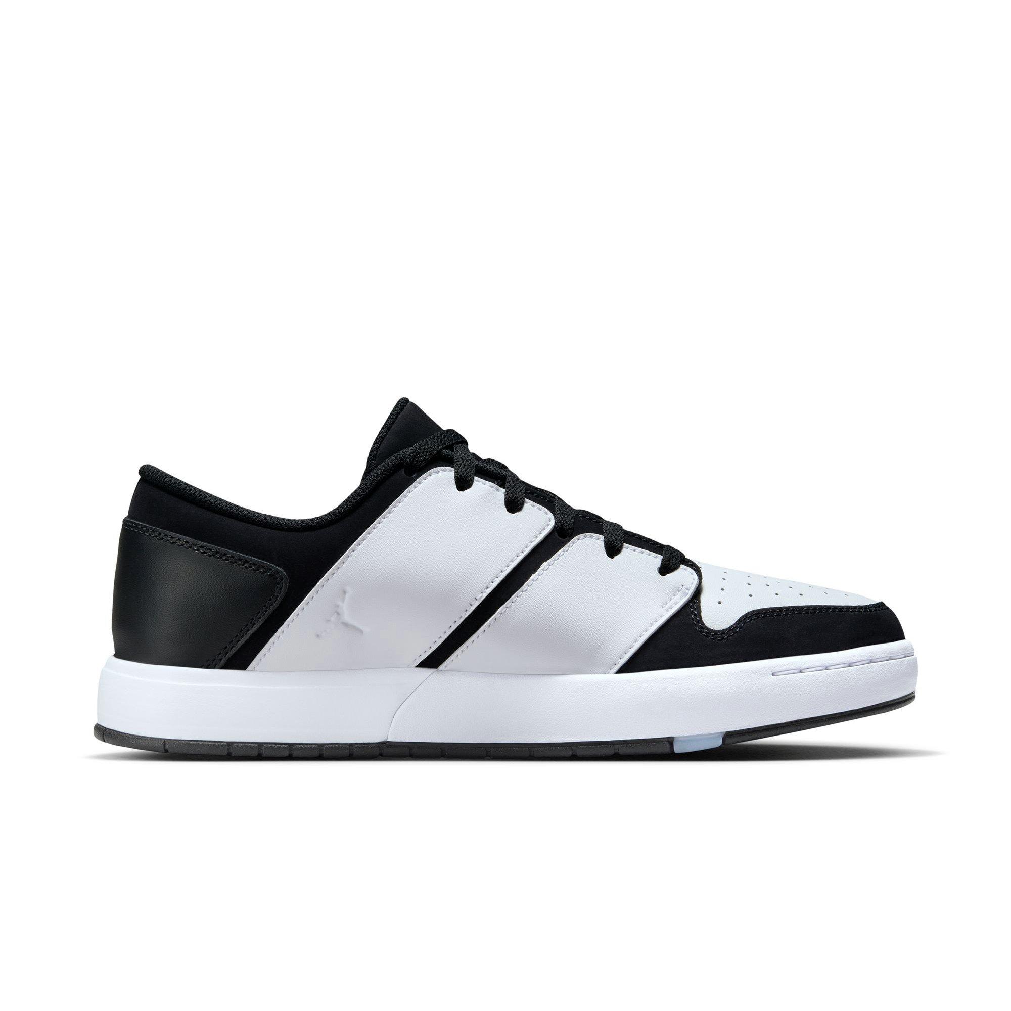 Jordan Nu Retro 1 Low "White/Black" Men's Shoe - WHITE/BLACK Thumbnail View 2
