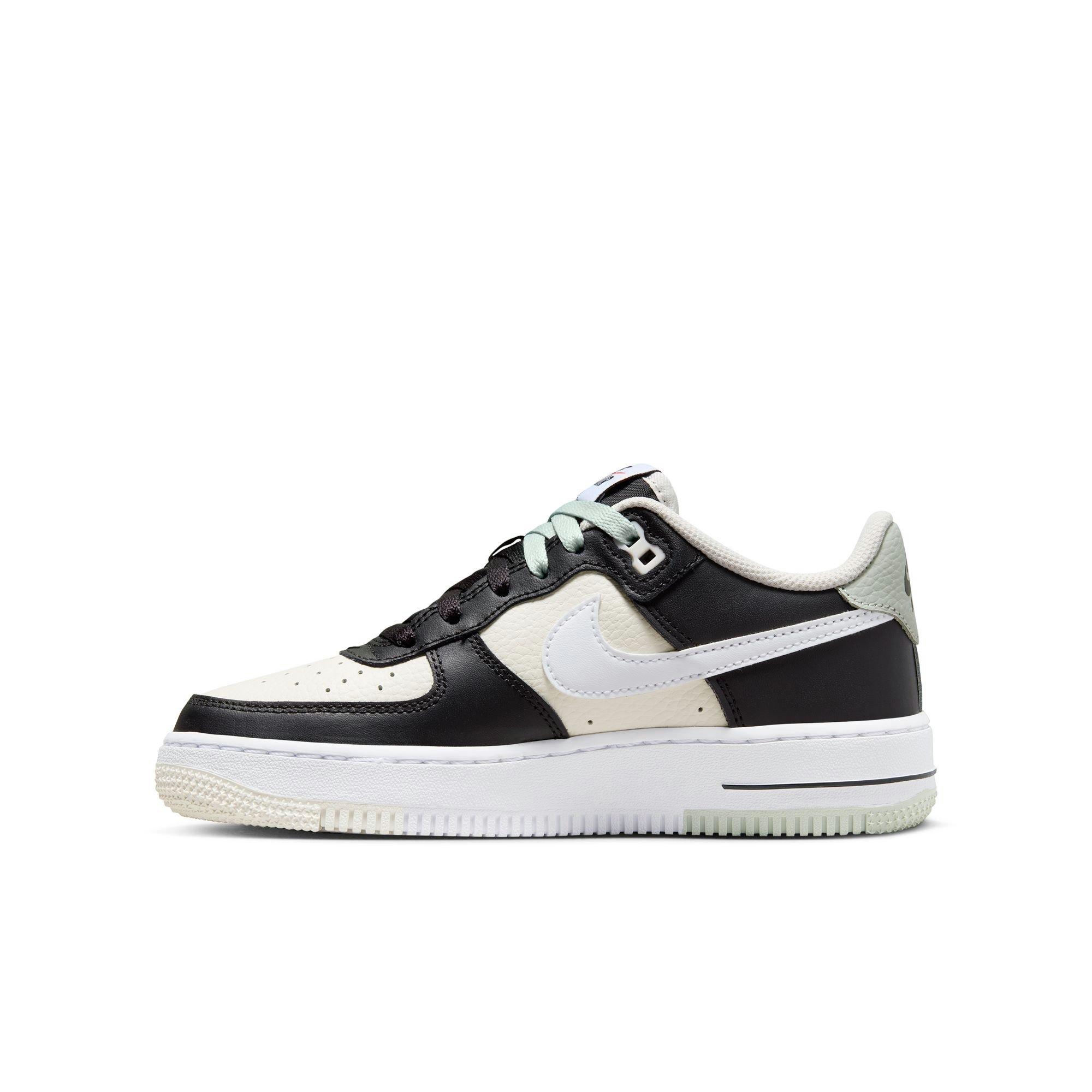 Nike Air Force 1 LV8 2 Grade School Boys' Black/Light Silver/Phantom/White Shoe