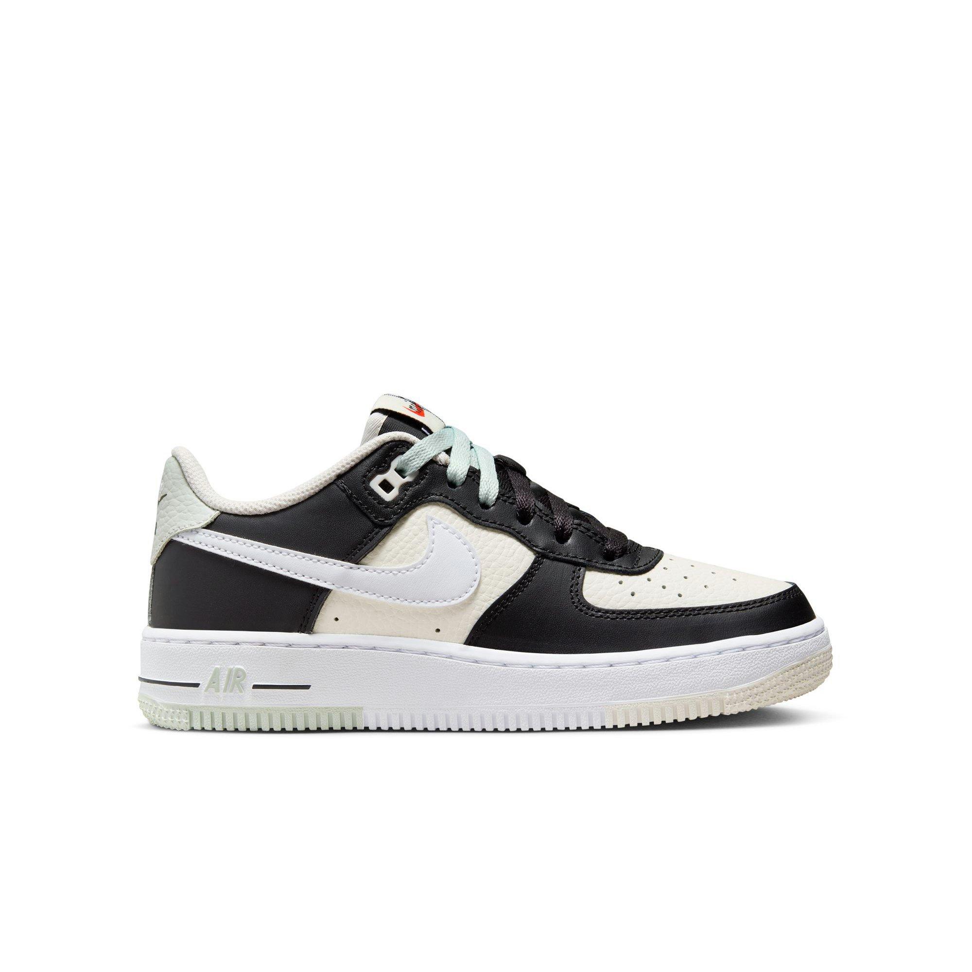 Nike Air Force 1 LV8 2 Black/White Grade School Kids' Shoes, Size: 7