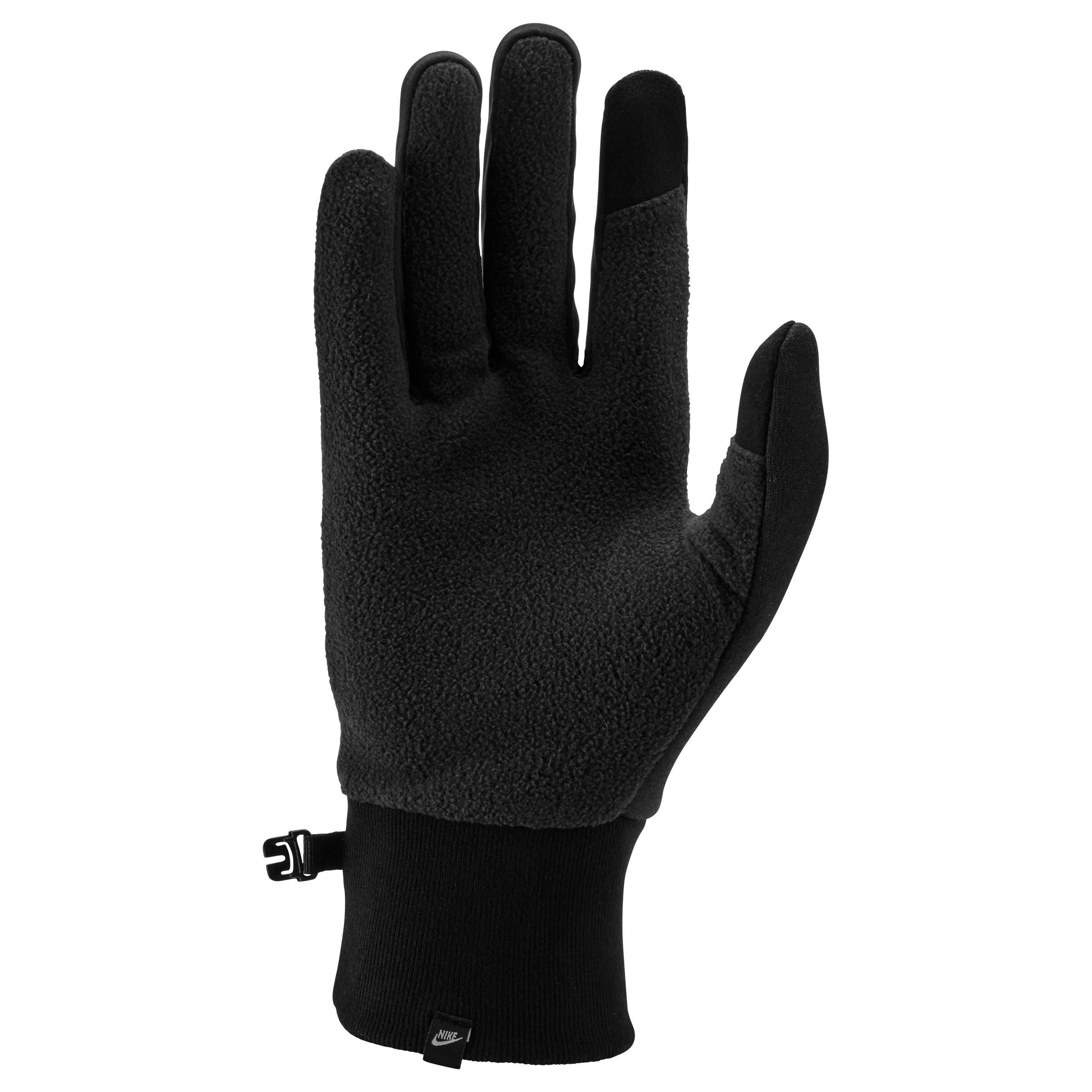 Nike Men's Tech Fleece Gloves-Black - BLACK Thumbnail View 3