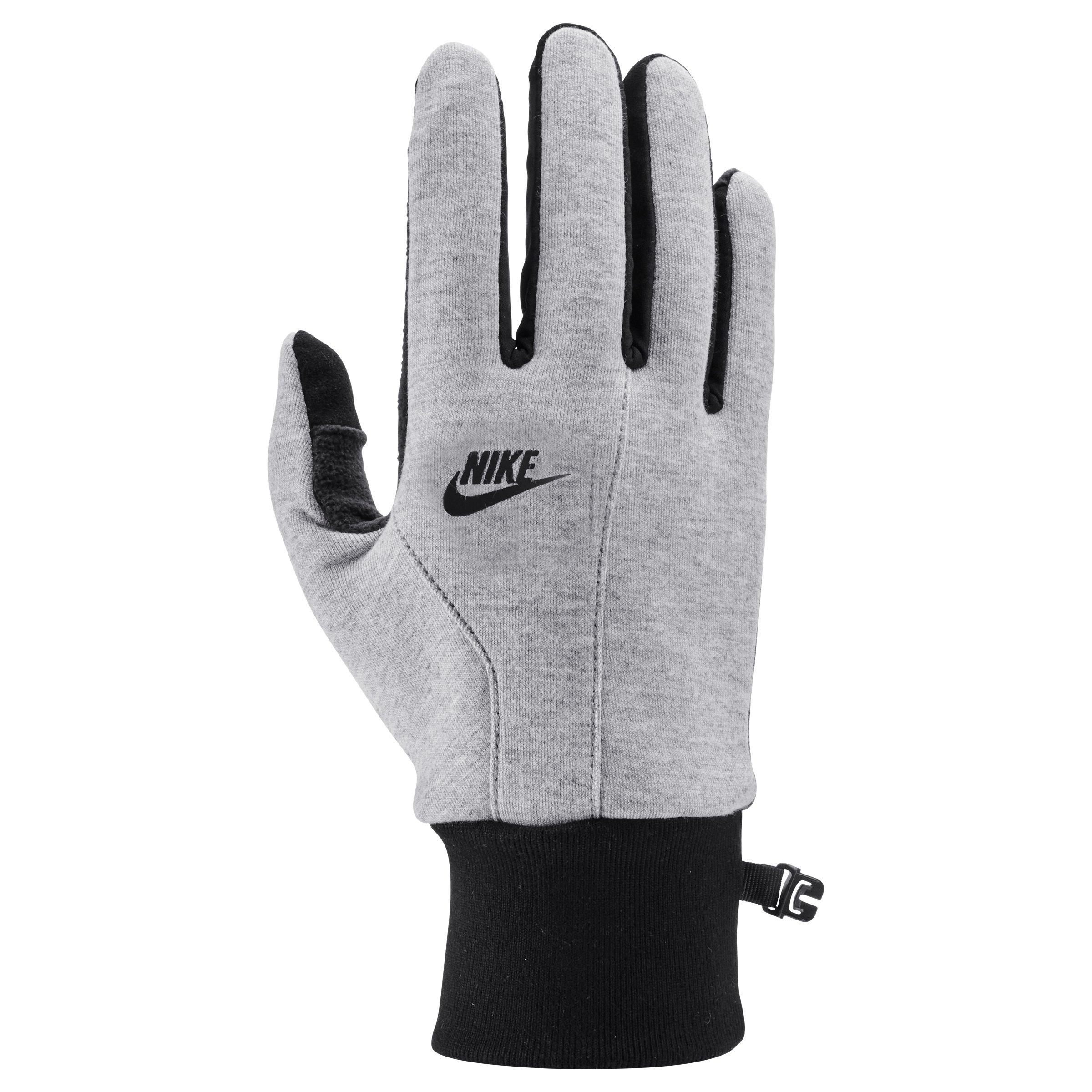 Nike Men's Tech Fleece Gloves-Grey - GREY Thumbnail View 2