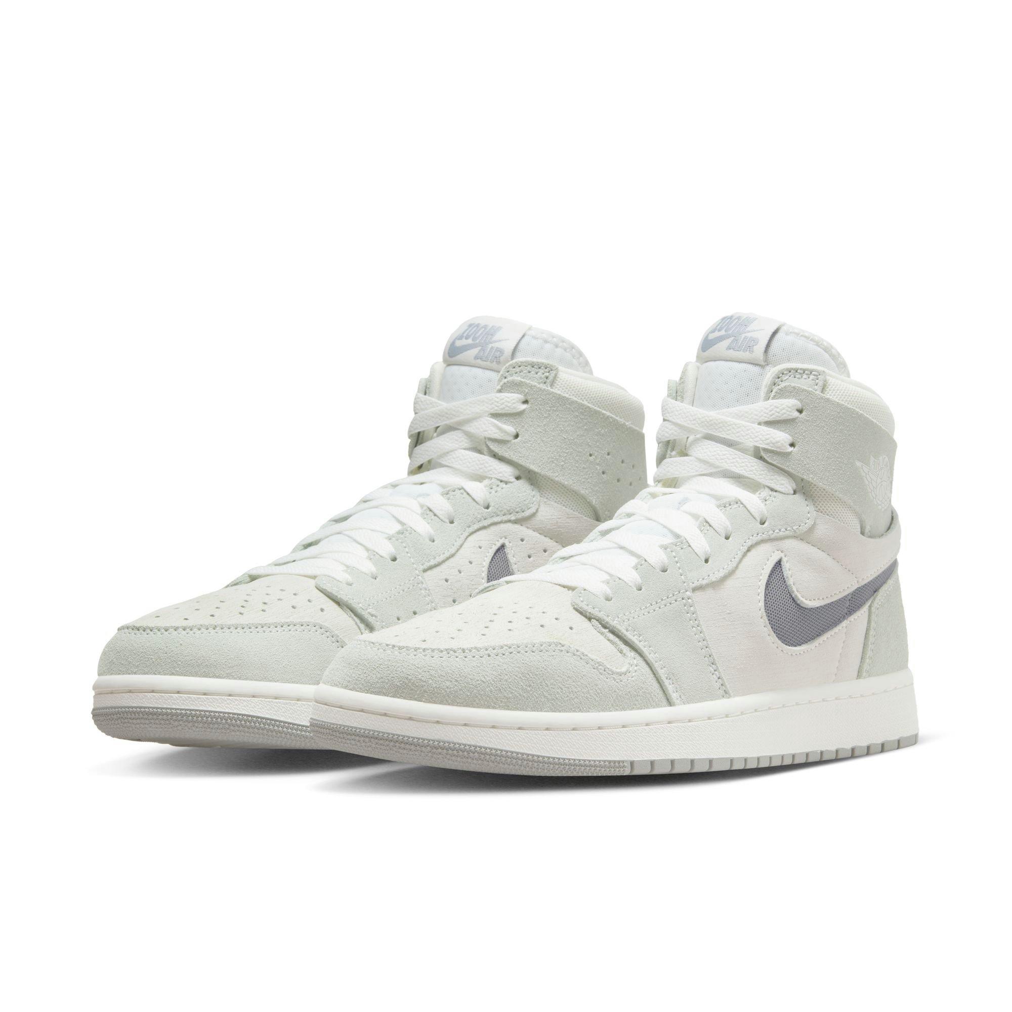 Jordan 1 Zoom CMFT 2 "Summit White/Particle Grey/Light Silver" Men's Shoe - WHITE/GREY Thumbnail View 5