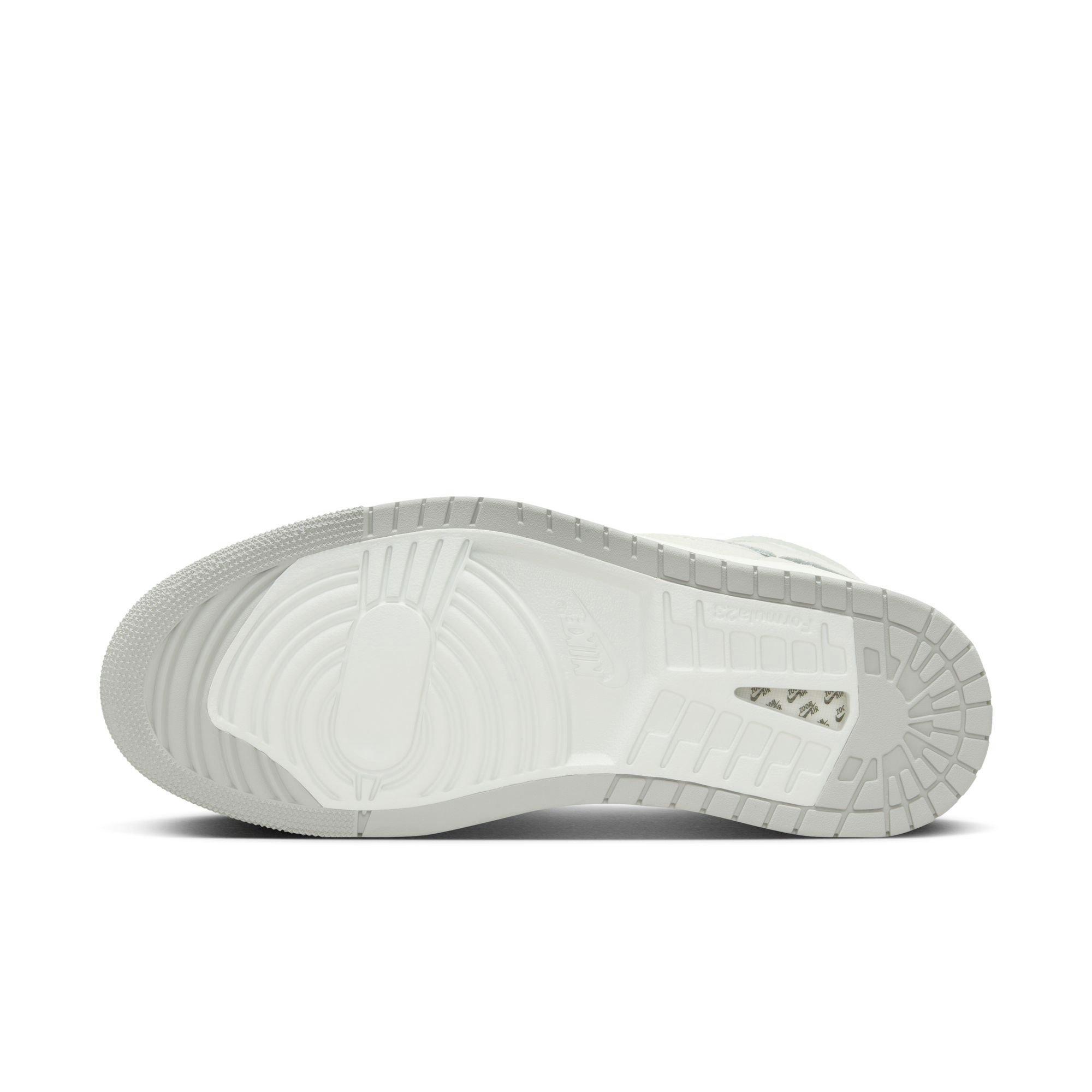 Jordan 1 Zoom CMFT 2 "Summit White/Particle Grey/Light Silver" Men's Shoe - WHITE/GREY Thumbnail View 9