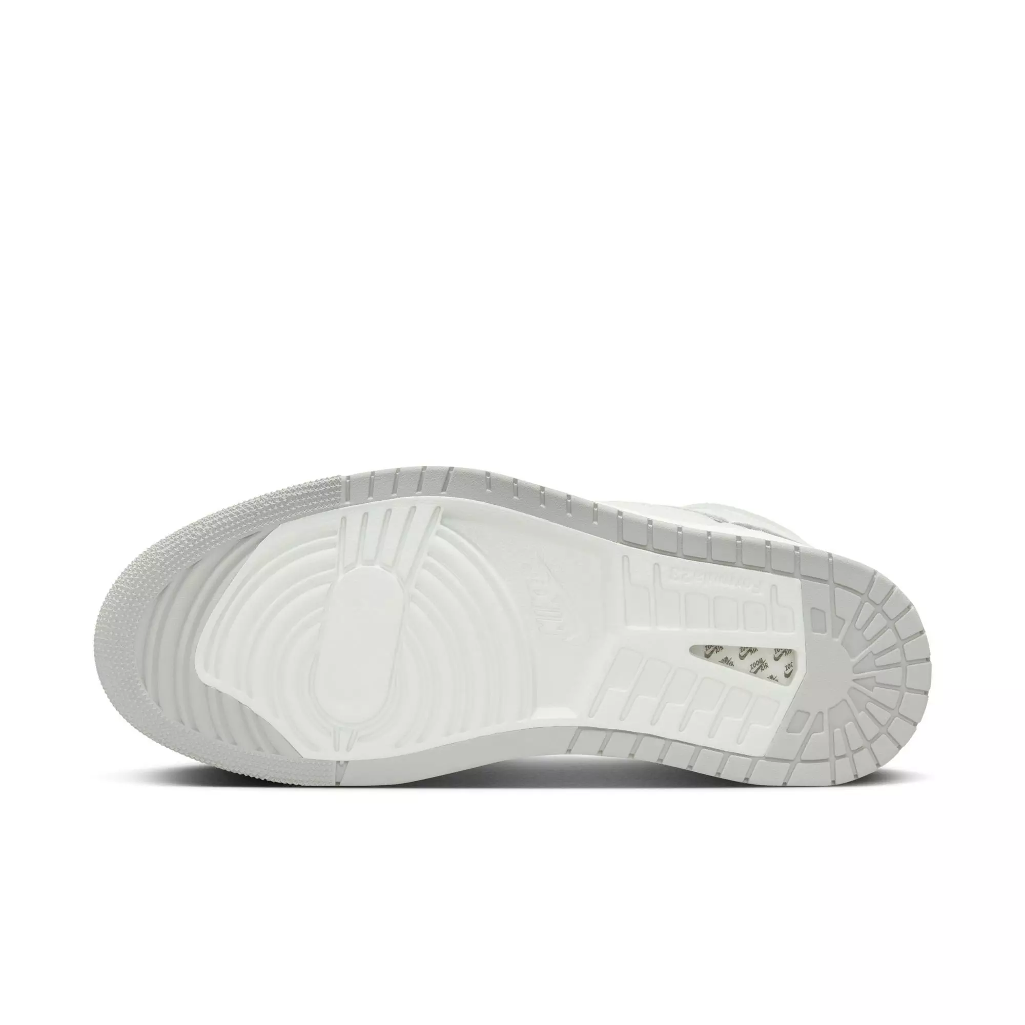 Jordan 1 Zoom CMFT 2 "Summit White/Particle Grey/Light Silver" Men's Shoe - WHITE/GREY