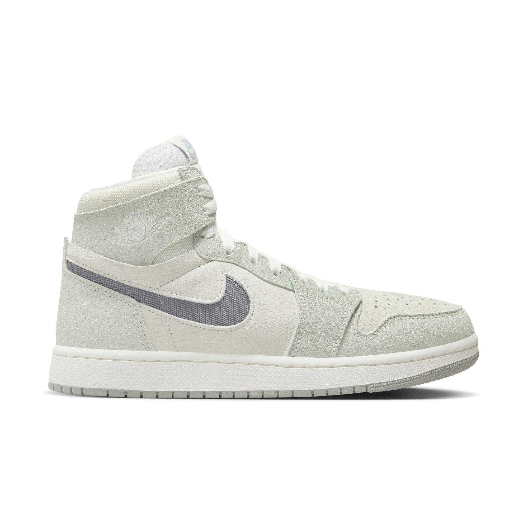 Jordan 1 Zoom CMFT 2 "Summit White/Particle Grey/Light Silver" Men's Shoe - WHITE/GREY Thumbnail View 1