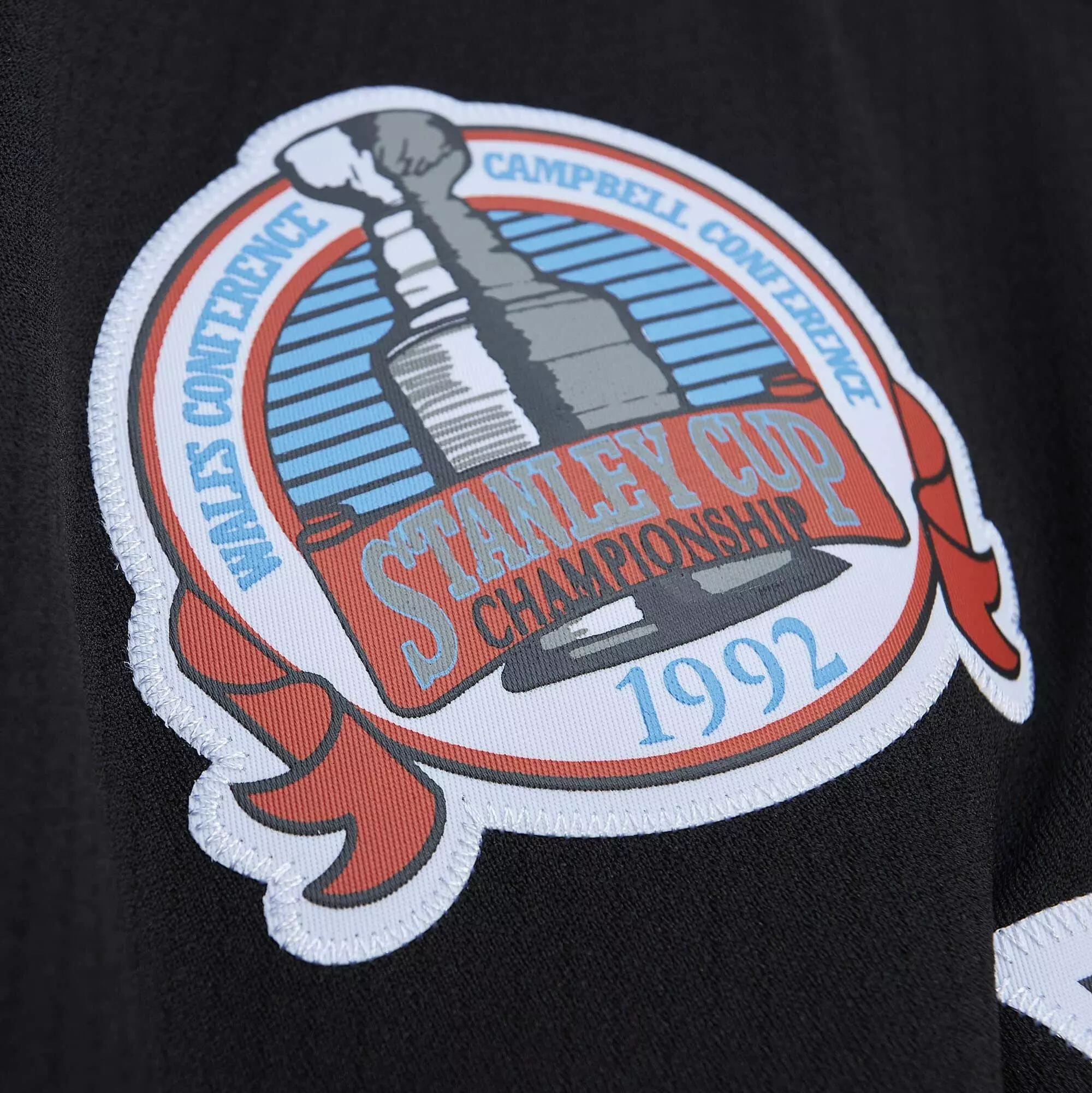 Mitchell & Ness Mario Lemieux Pittsburgh Penguins '92 Hockey Jersey - BLACK/YELLOW