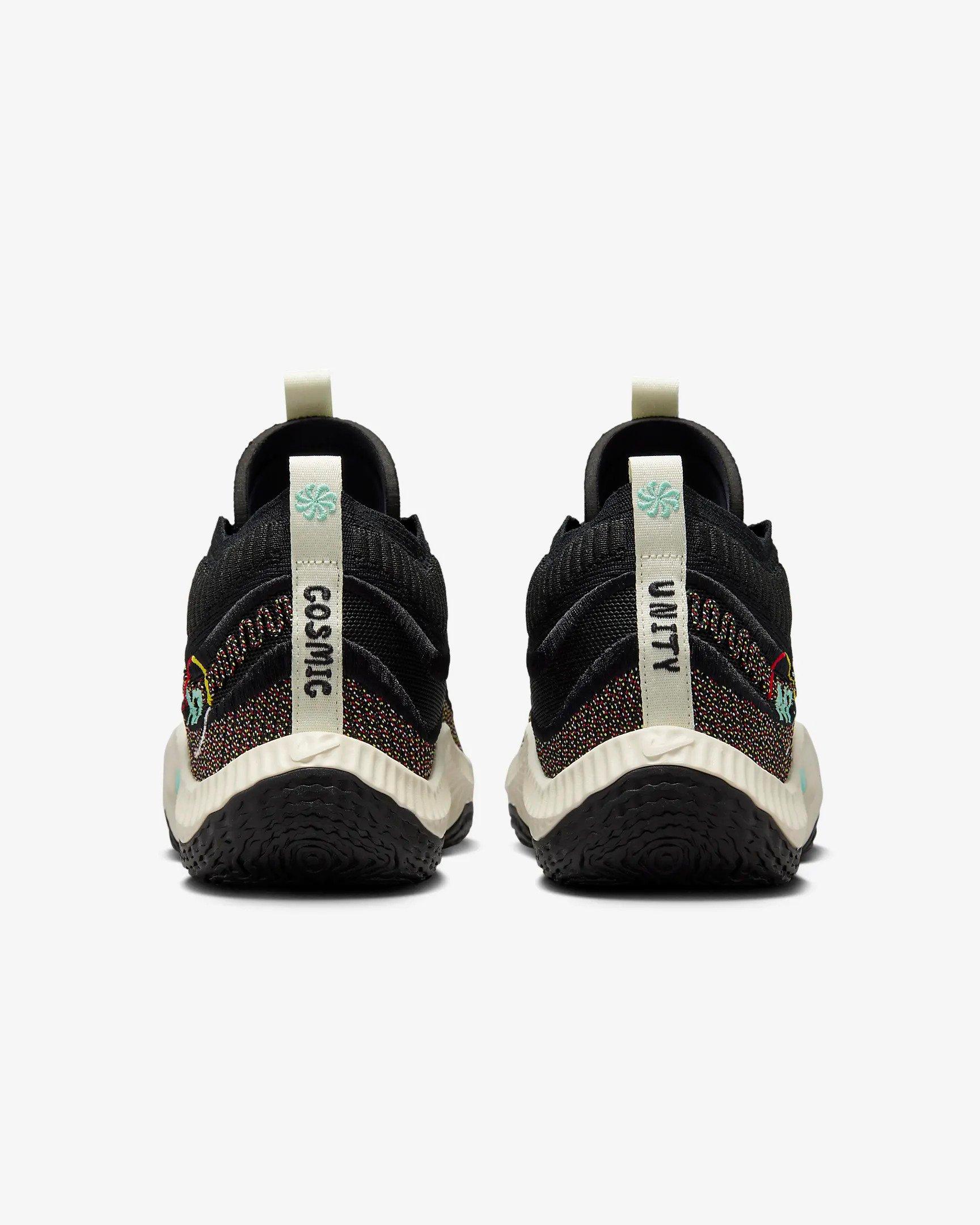 Nike N7 Cosmic Unity 3 "Black/Tour Yellow/Coconut Milk" Men's Basketball Shoe - BLACK/TOUR YELLOW/COCONUT MILK Thumbnail View 7