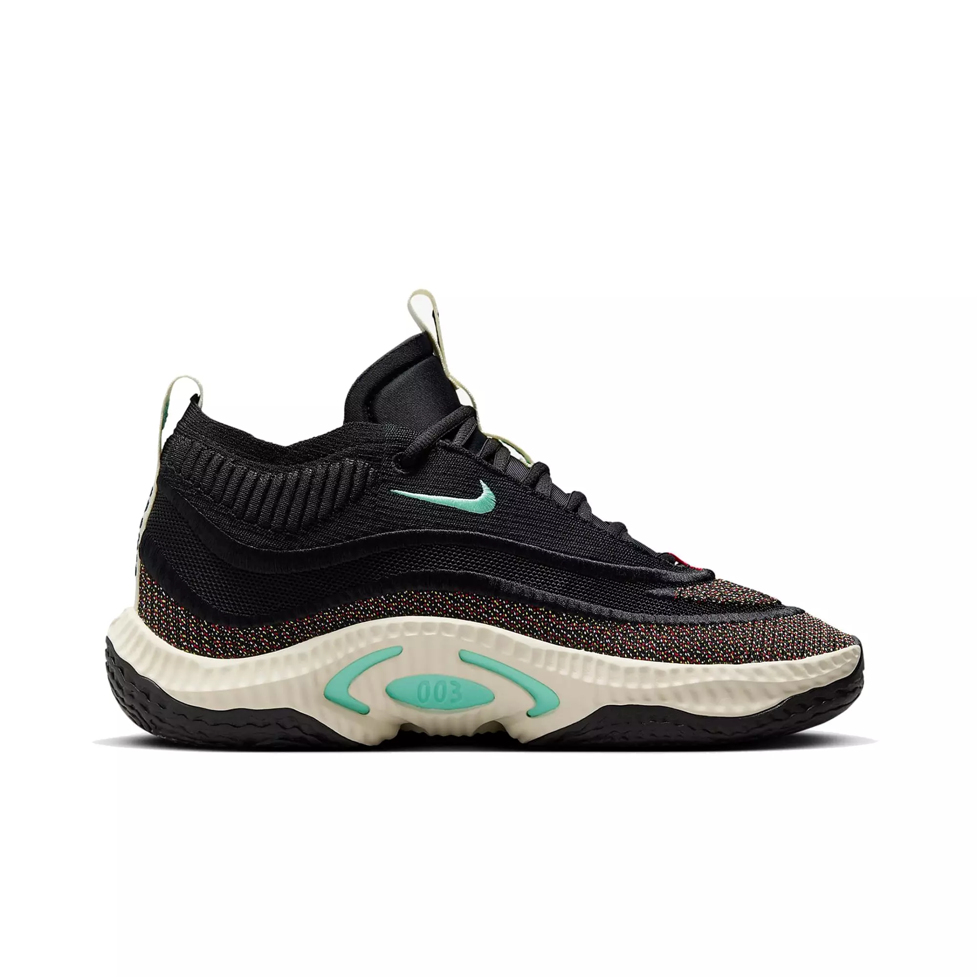 Nike N7 Cosmic Unity 3 "Black/Tour Yellow/Coconut Milk" Men's Basketball Shoe - BLACK/TOUR YELLOW/COCONUT MILK