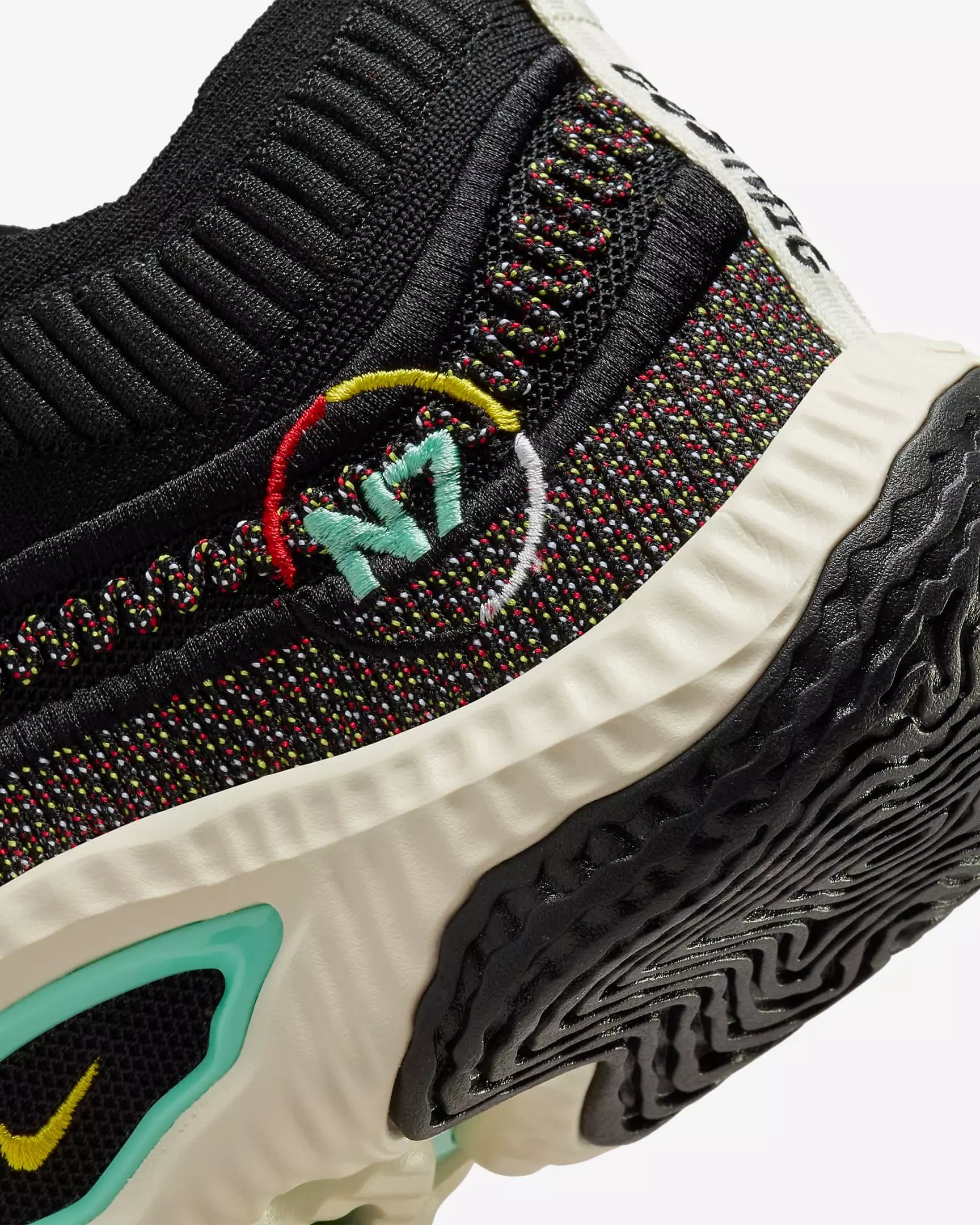 Nike N7 Cosmic Unity 3 "Black/Tour Yellow/Coconut Milk" Men's Basketball Shoe - BLACK/TOUR YELLOW/COCONUT MILK