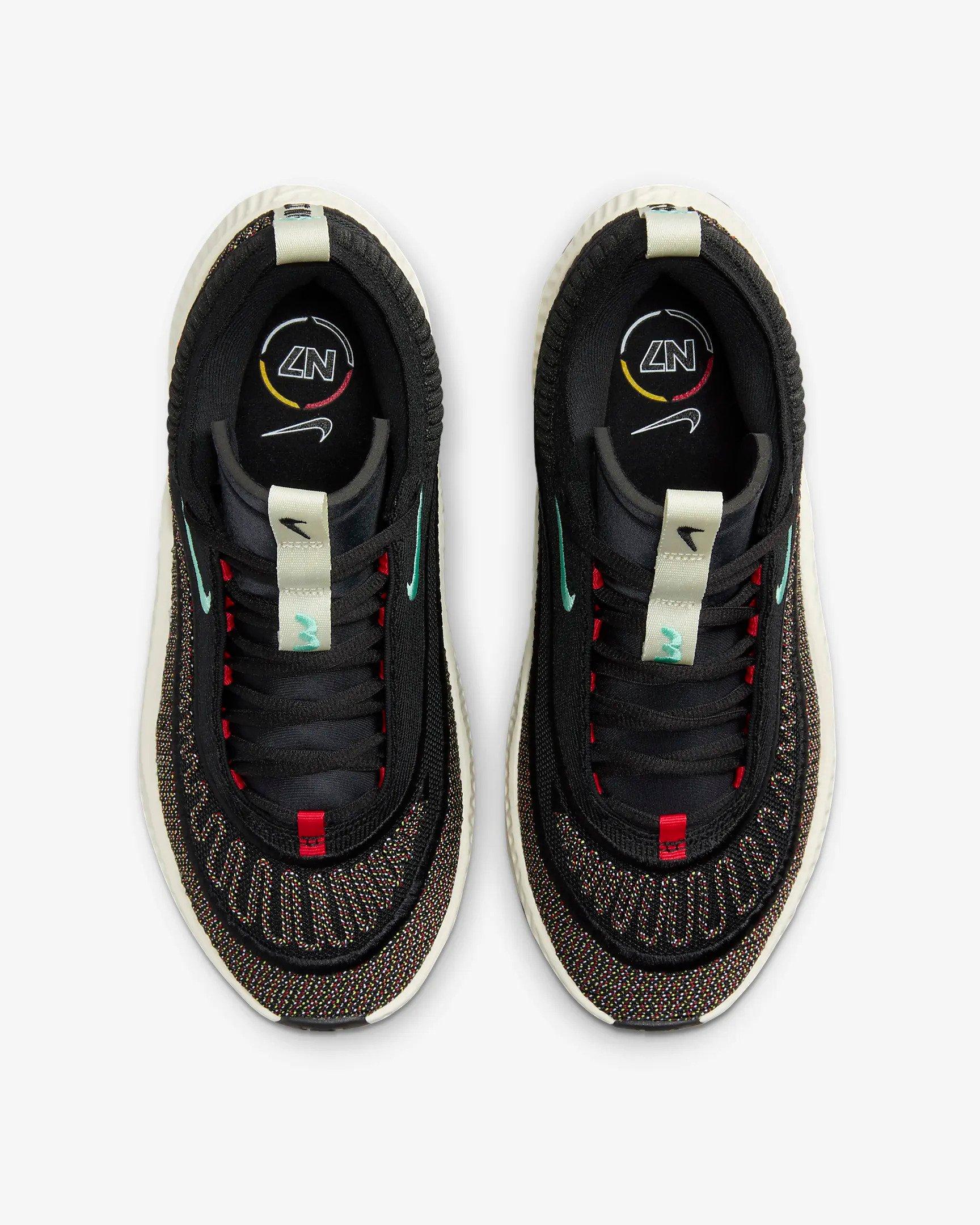 Nike N7 Cosmic Unity 3 "Black/Tour Yellow/Coconut Milk" Men's Basketball Shoe - BLACK/TOUR YELLOW/COCONUT MILK Thumbnail View 8