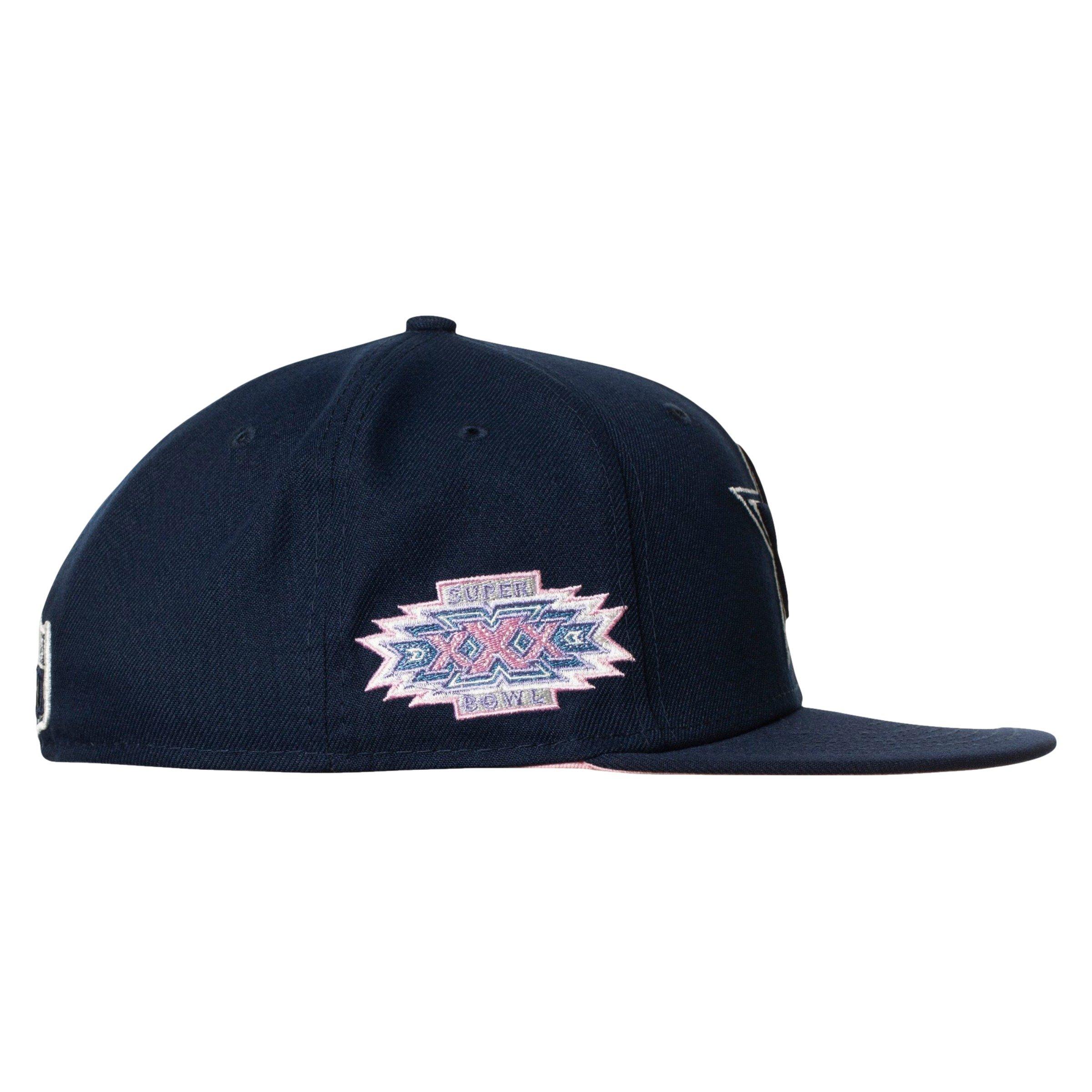 New Era Dallas Cowboys 59FIFTY Super Bowl XXX Pop Sweet Fitted Hat-Navy
