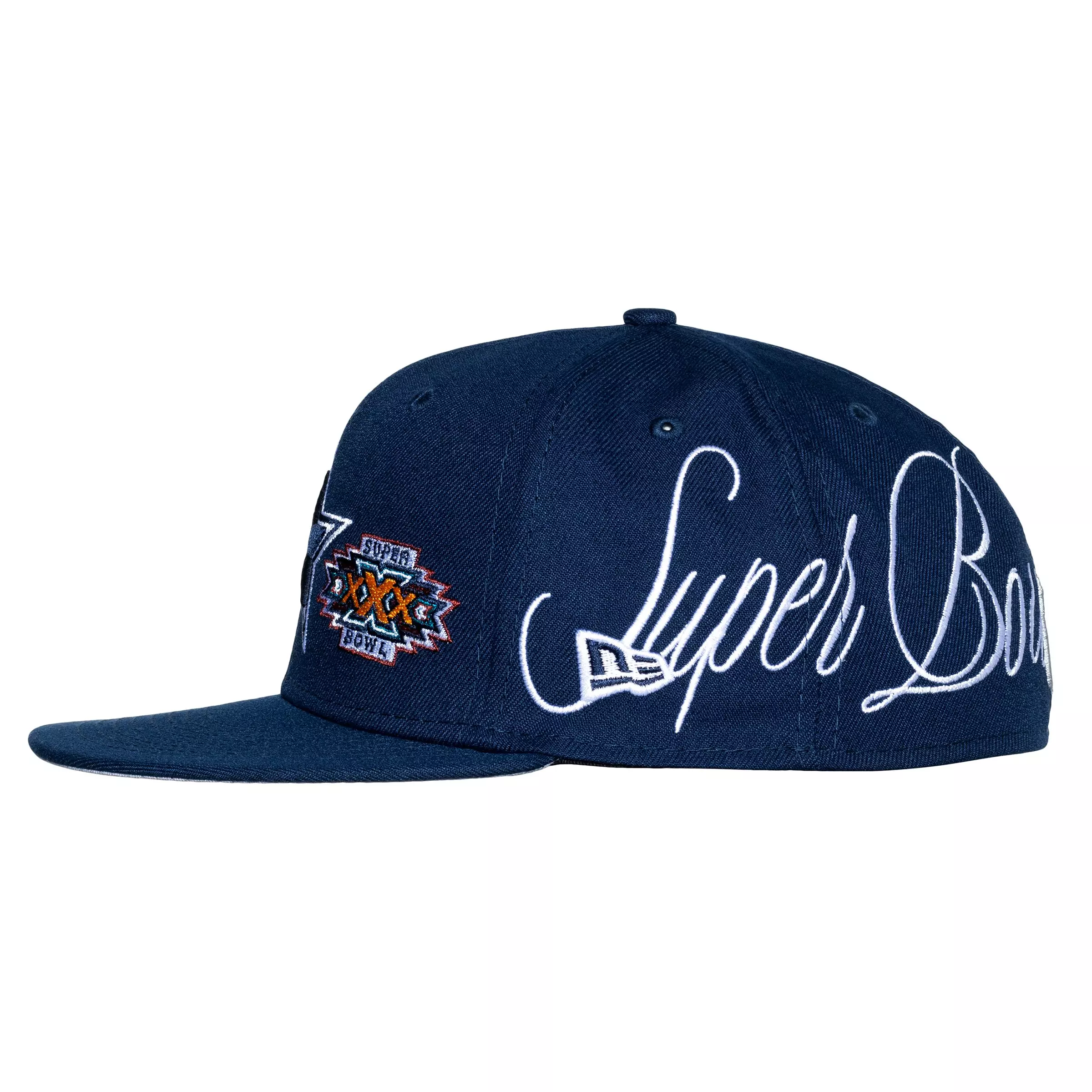 New Era Dallas Cowboys 59FIFTY Super Bowl History Champs Fitted Hat - NAVY