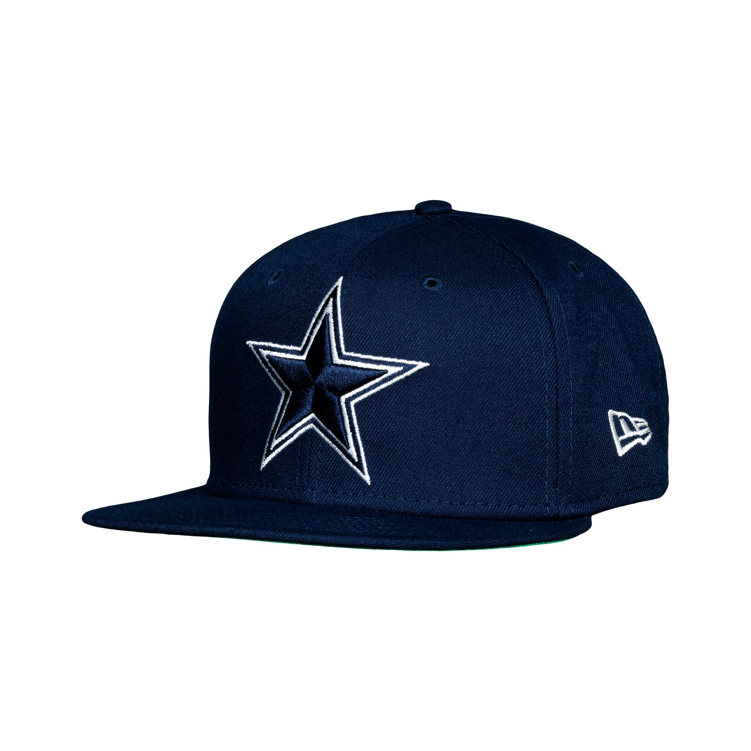 cowboys fitted hat with patches