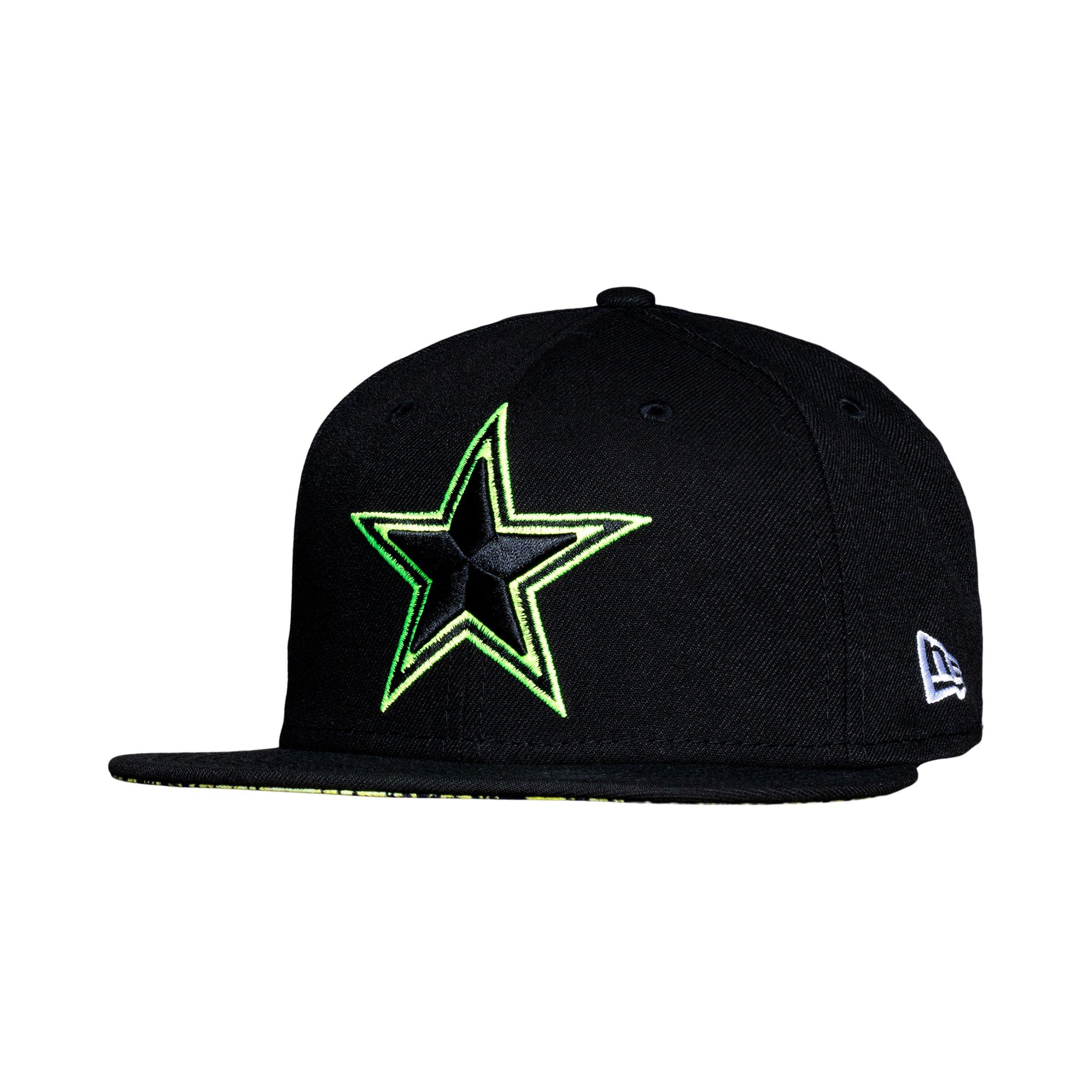 New Era Dallas Cowboys 59FIFTY Summer Pop Super Bowl Patch Fitted Hat - BLACK/YELLOW Thumbnail View 1