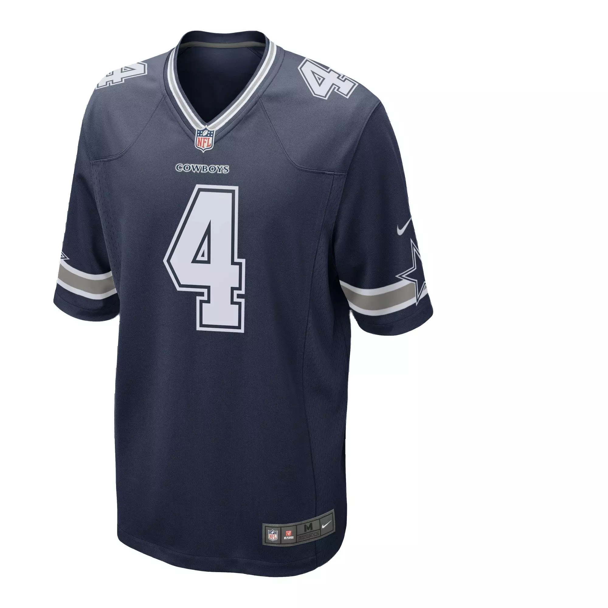 Nike Men's Dallas Cowboys Dak Prescott '23 Game Jersey - NAVY