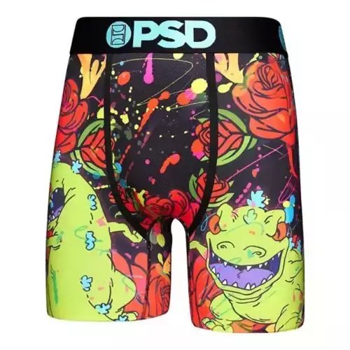 PSD Men's Rugrats Reptar Roses Underwear - MULTI-COLOR