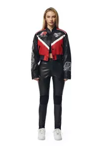 Smoke Rise Women's Racing Theme Jacket - Red - RED