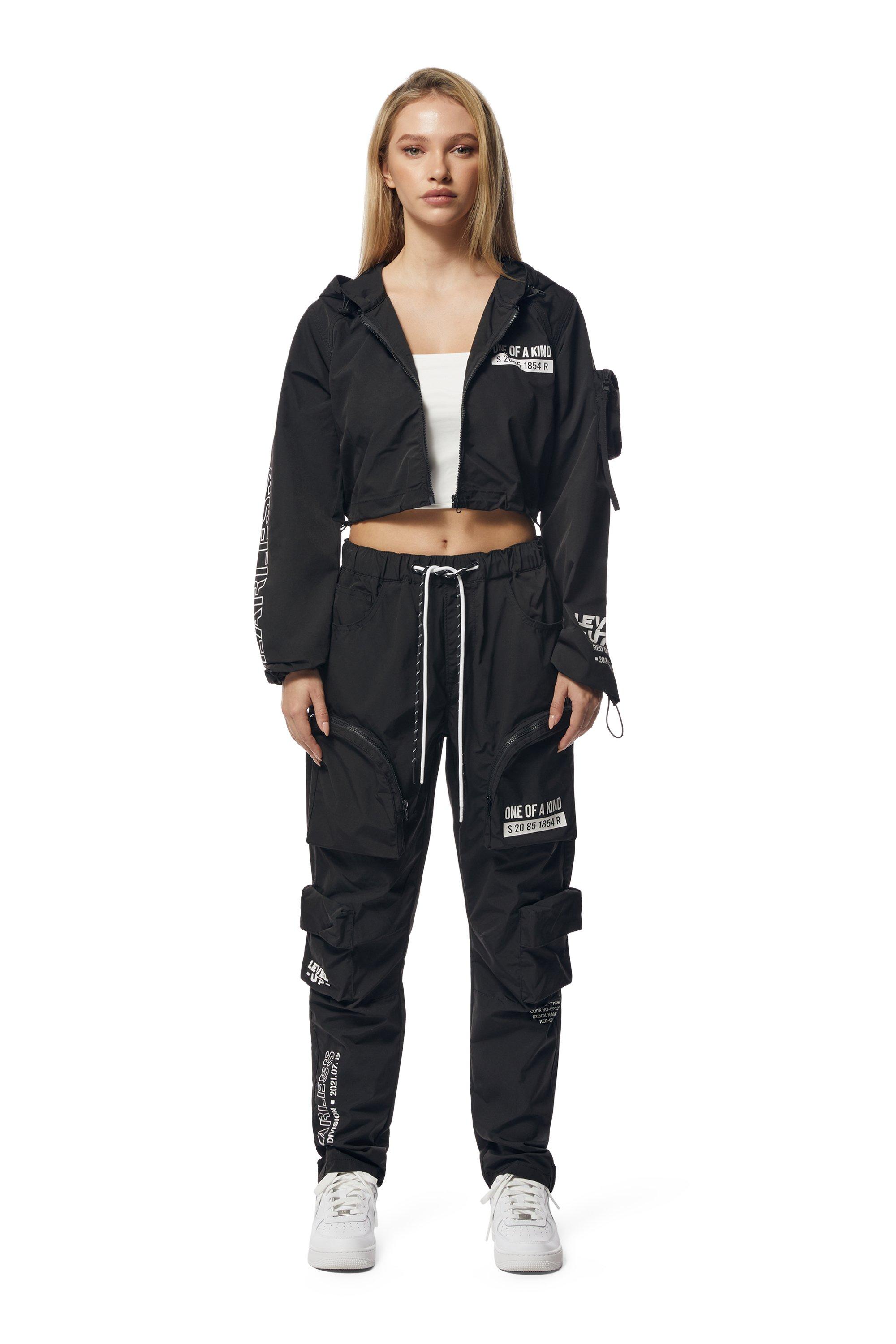 Smoke Rise Women's Relaxed Slouch Pants - Black - BLACK Thumbnail View 1