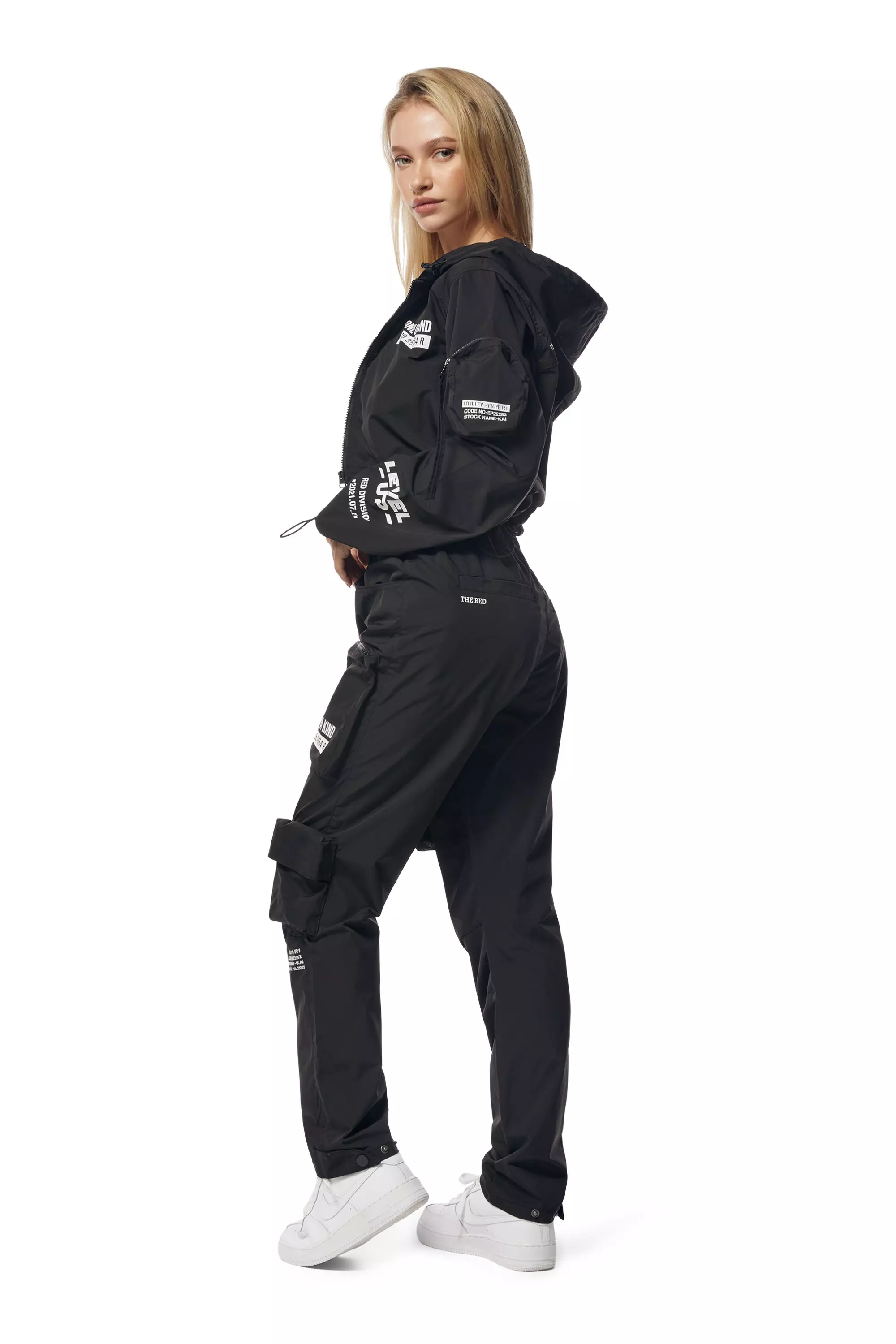 Smoke Rise Women's Relaxed Slouch Pants - Black - BLACK