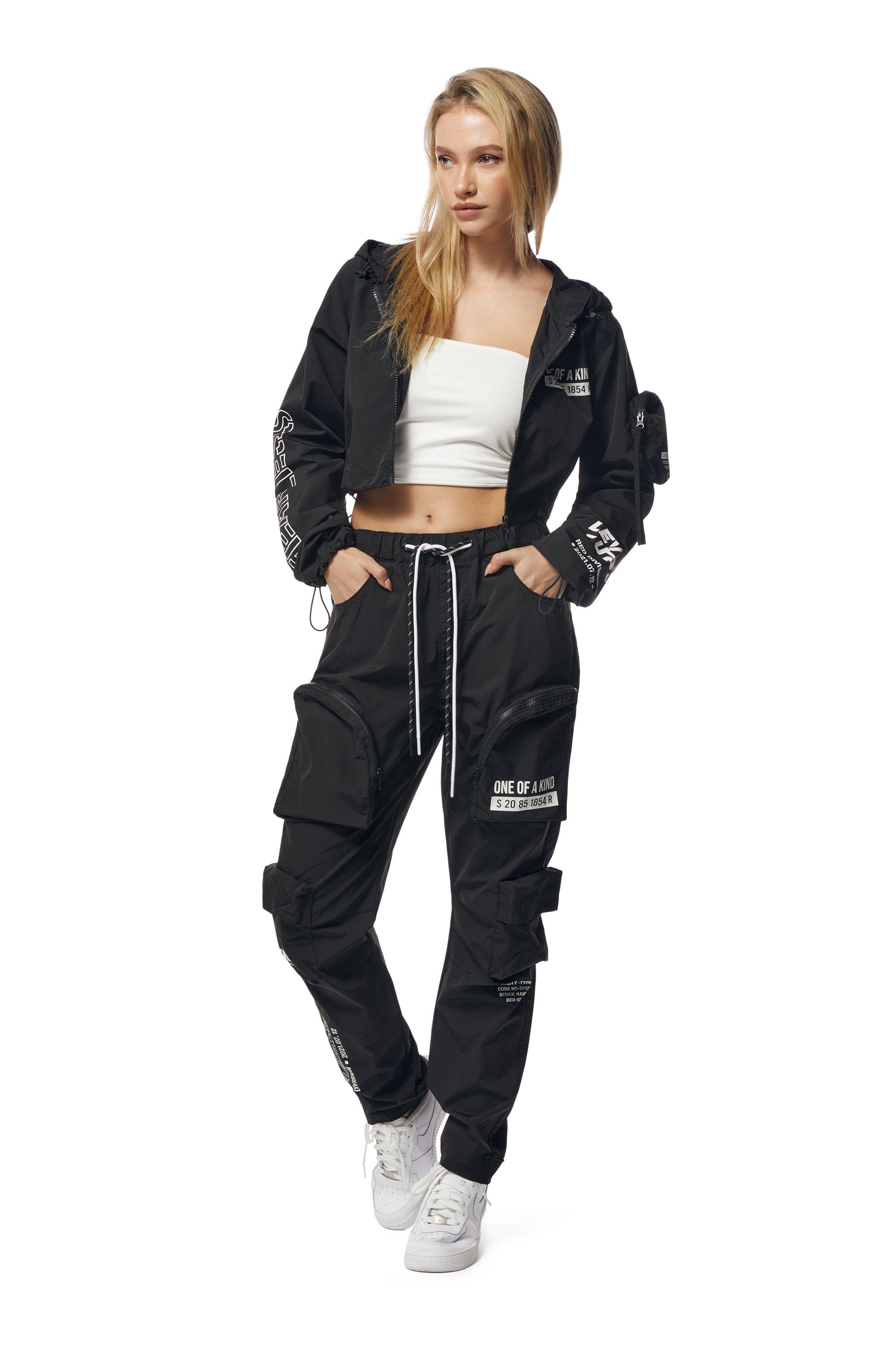 Smoke Rise Women's Relaxed Slouch Pants - Black - BLACK Thumbnail View 4