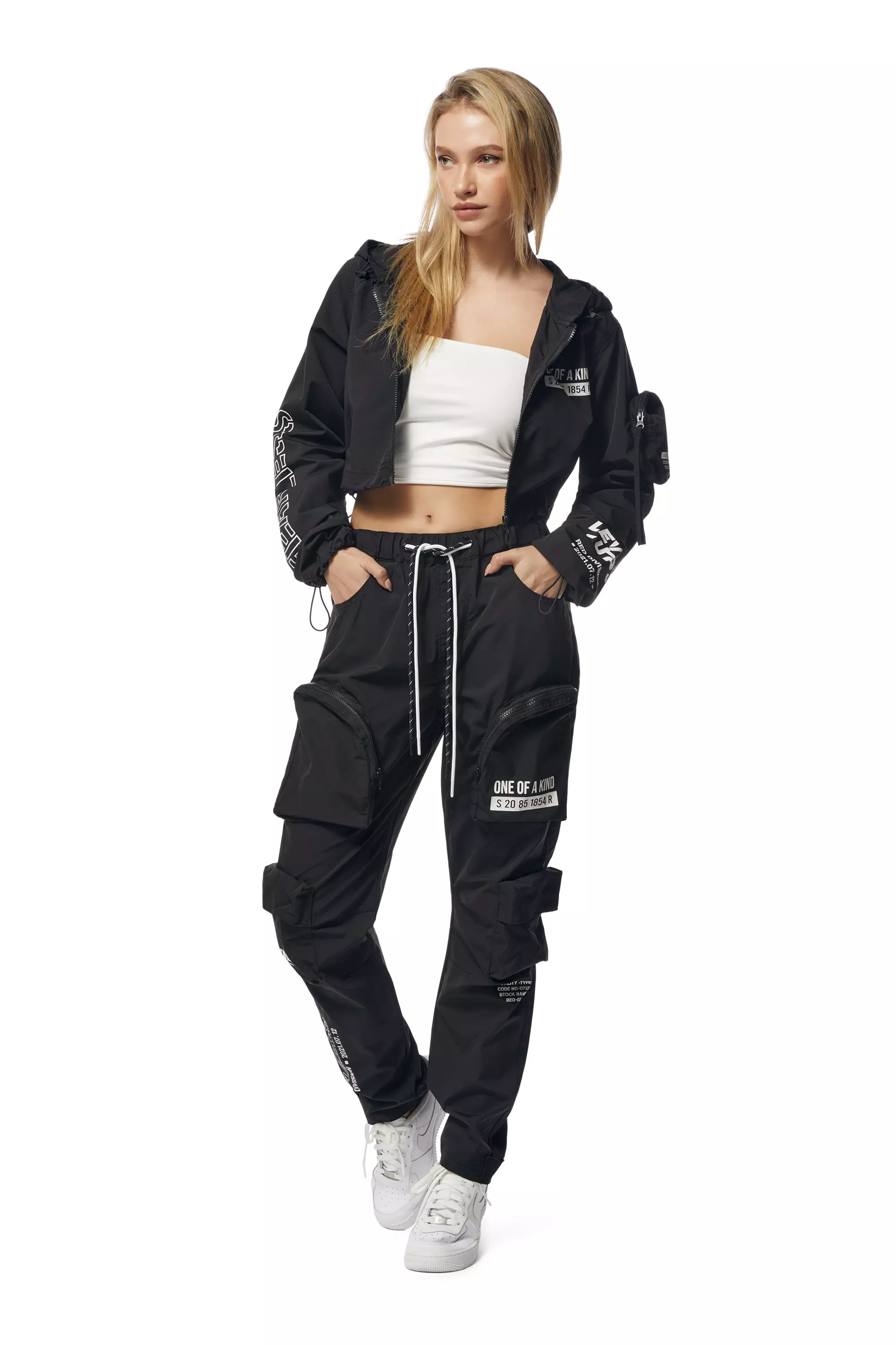 Smoke Rise Women's Relaxed Slouch Pants - Black - BLACK