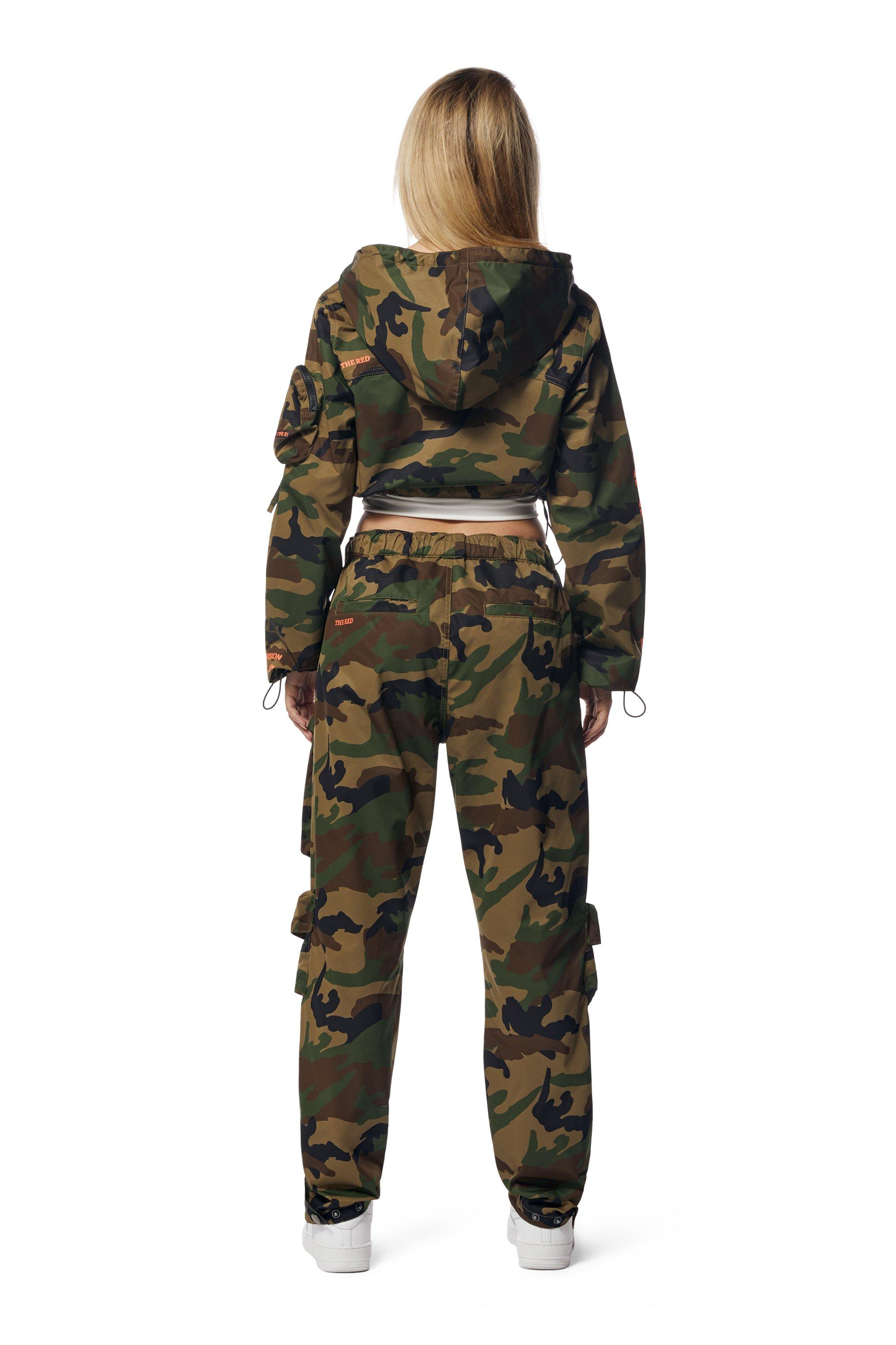 Smoke Rise Women's Utility Wide Leg Pants - Camo - CAMOUFLAGE Thumbnail View 2