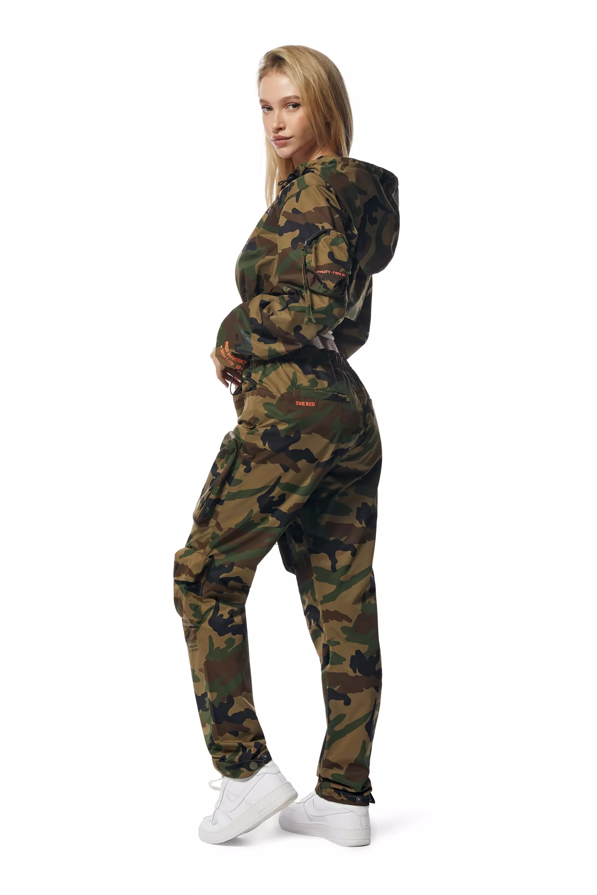 Smoke Rise Women's Utility Wide Leg Pants - Camo - CAMOUFLAGE