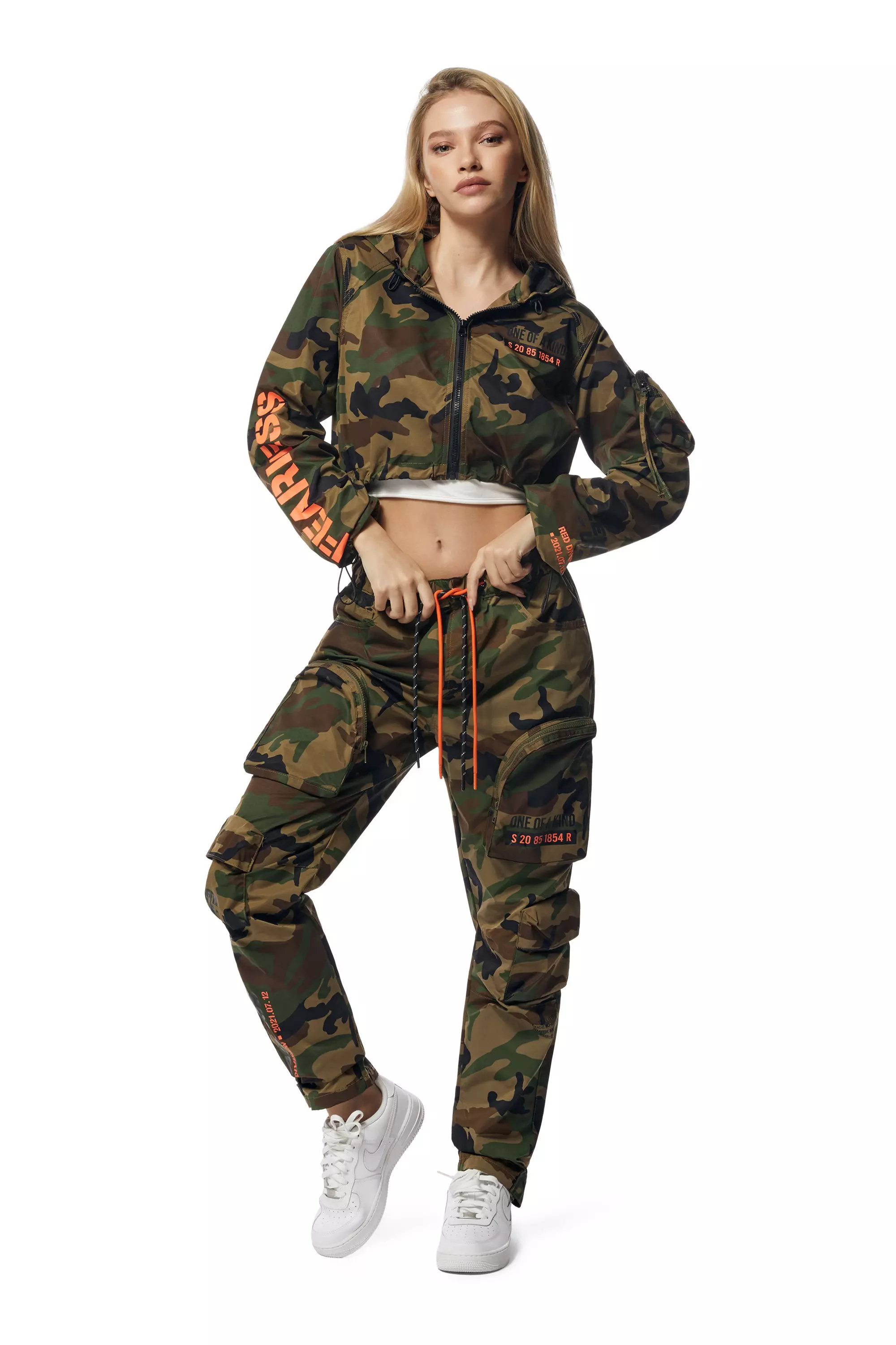 Smoke Rise Women's Utility Wide Leg Pants - Camo - CAMOUFLAGE
