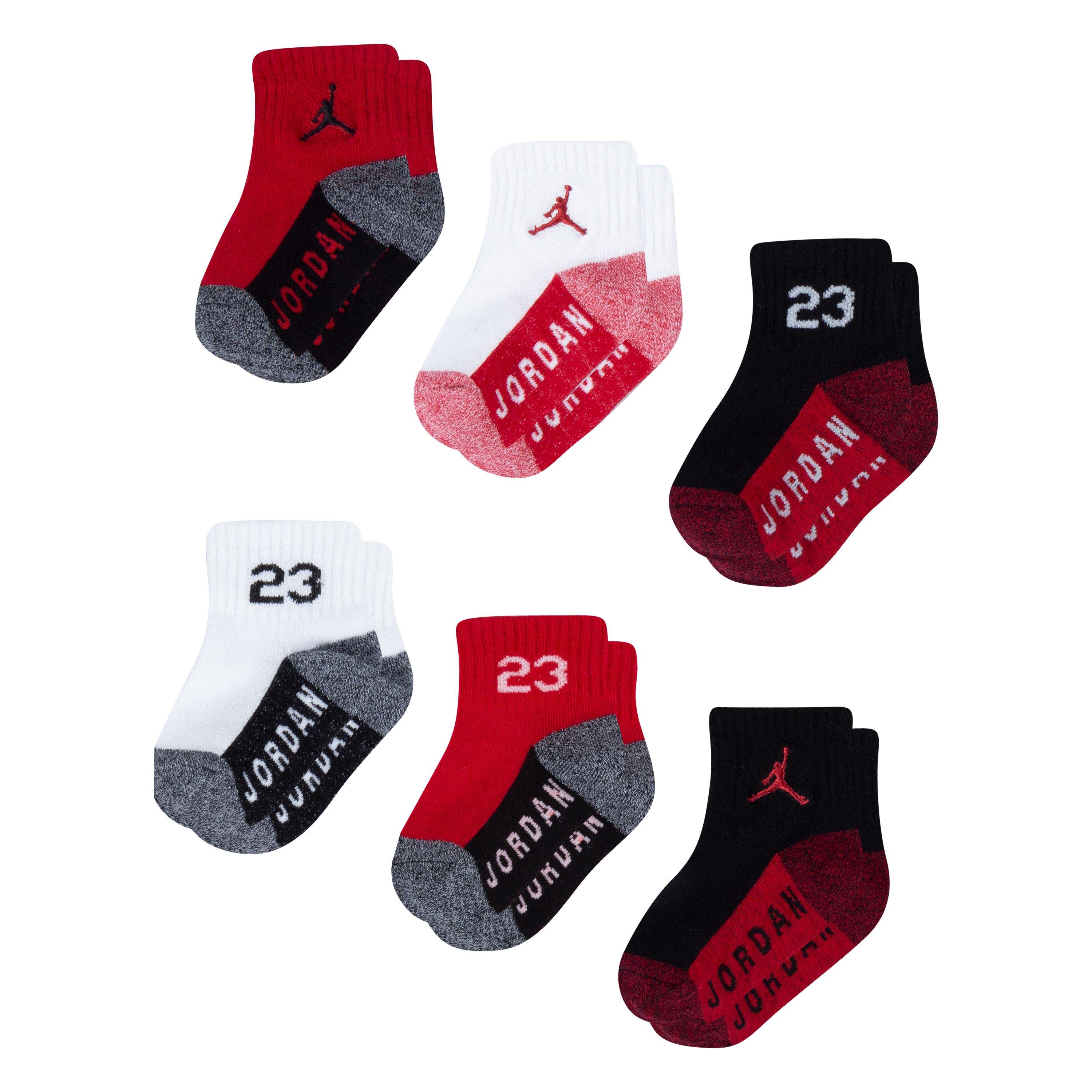 Jordan socks outlet red