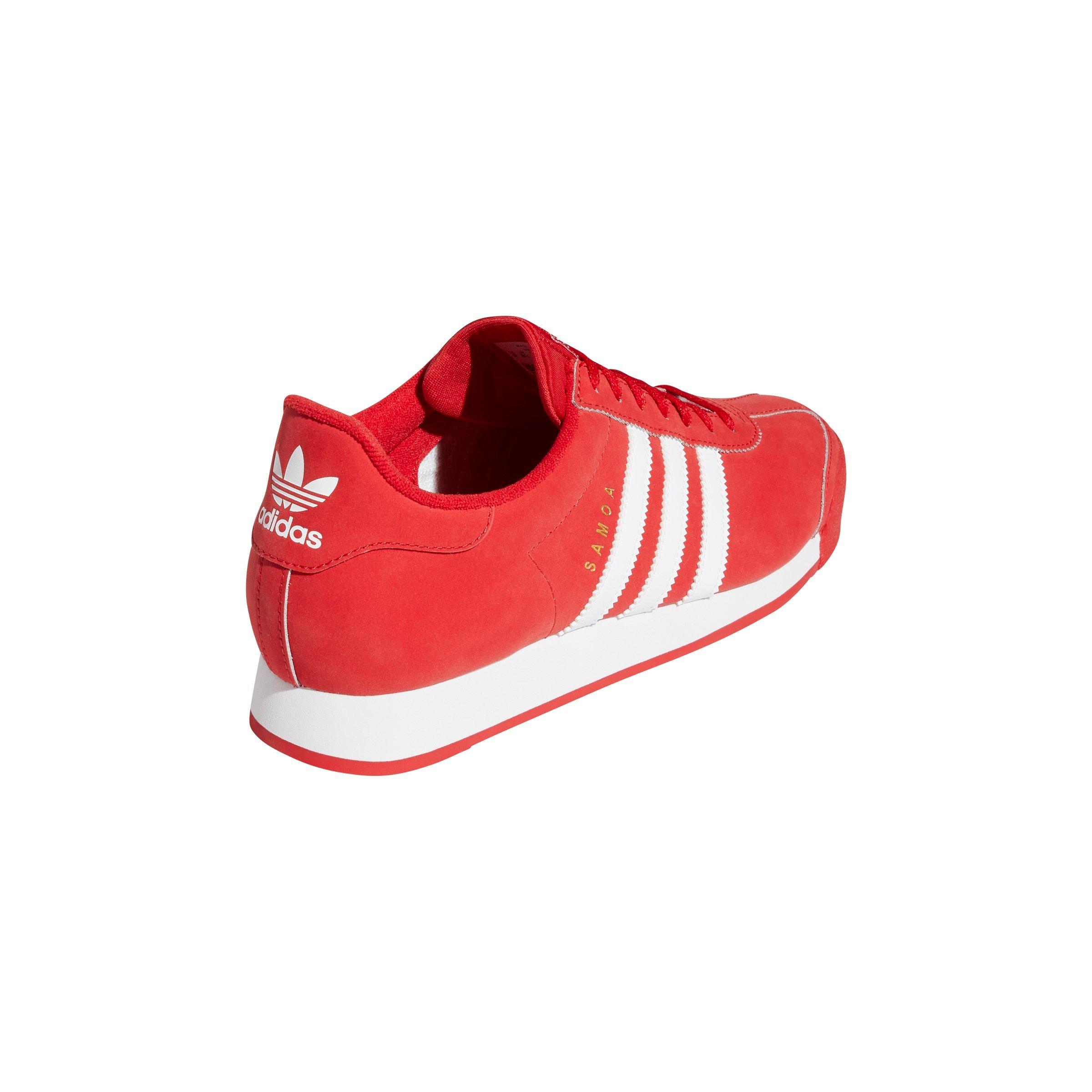 Adidas samoa shop white/scarlet men's shoes