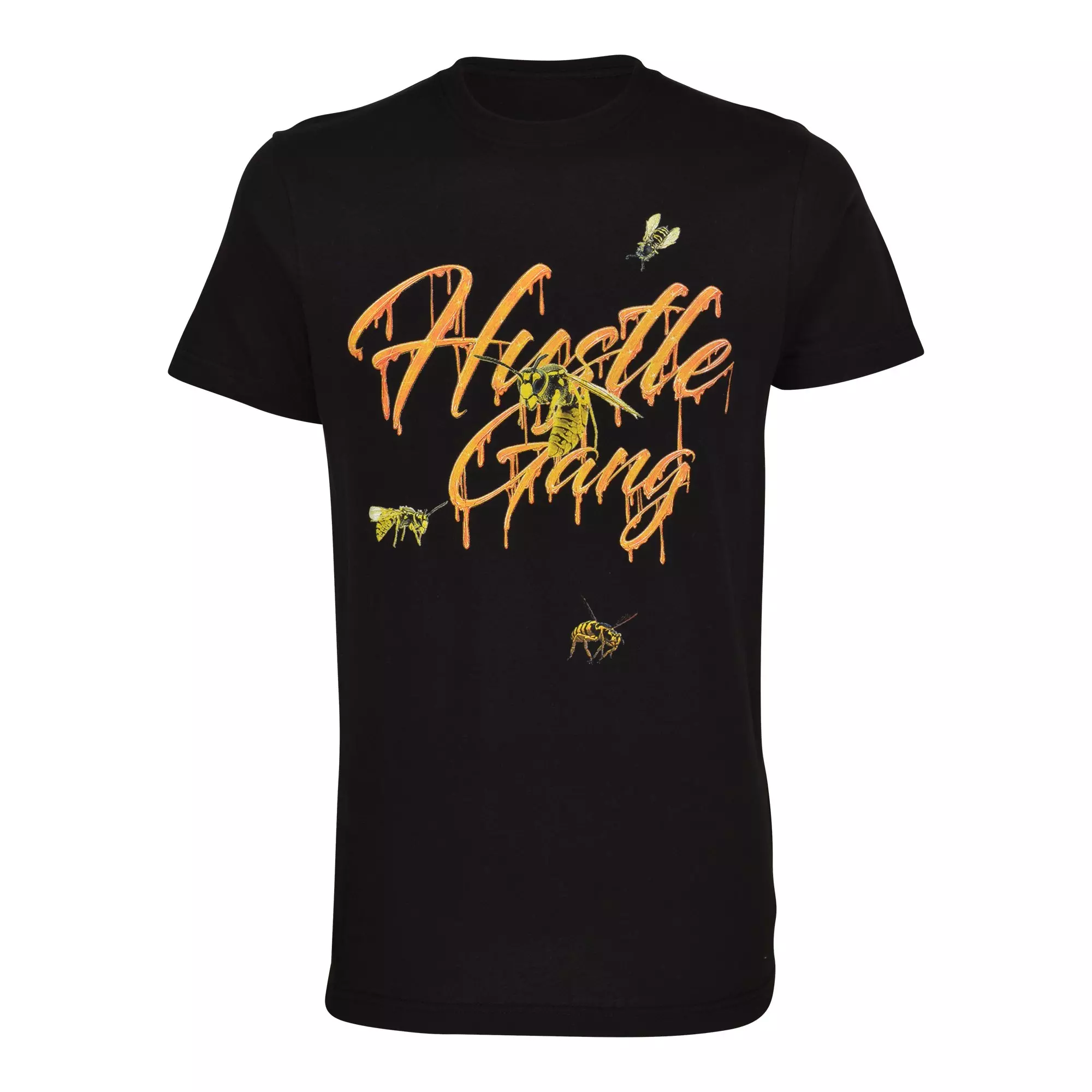 Hustle Gang Men's Killer Bees AJ4 Tee - Black - BLACK