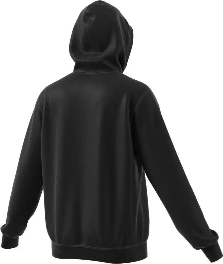 adidas Men's Trefoil Essentials Pullover Hoodie-Black - BLACK