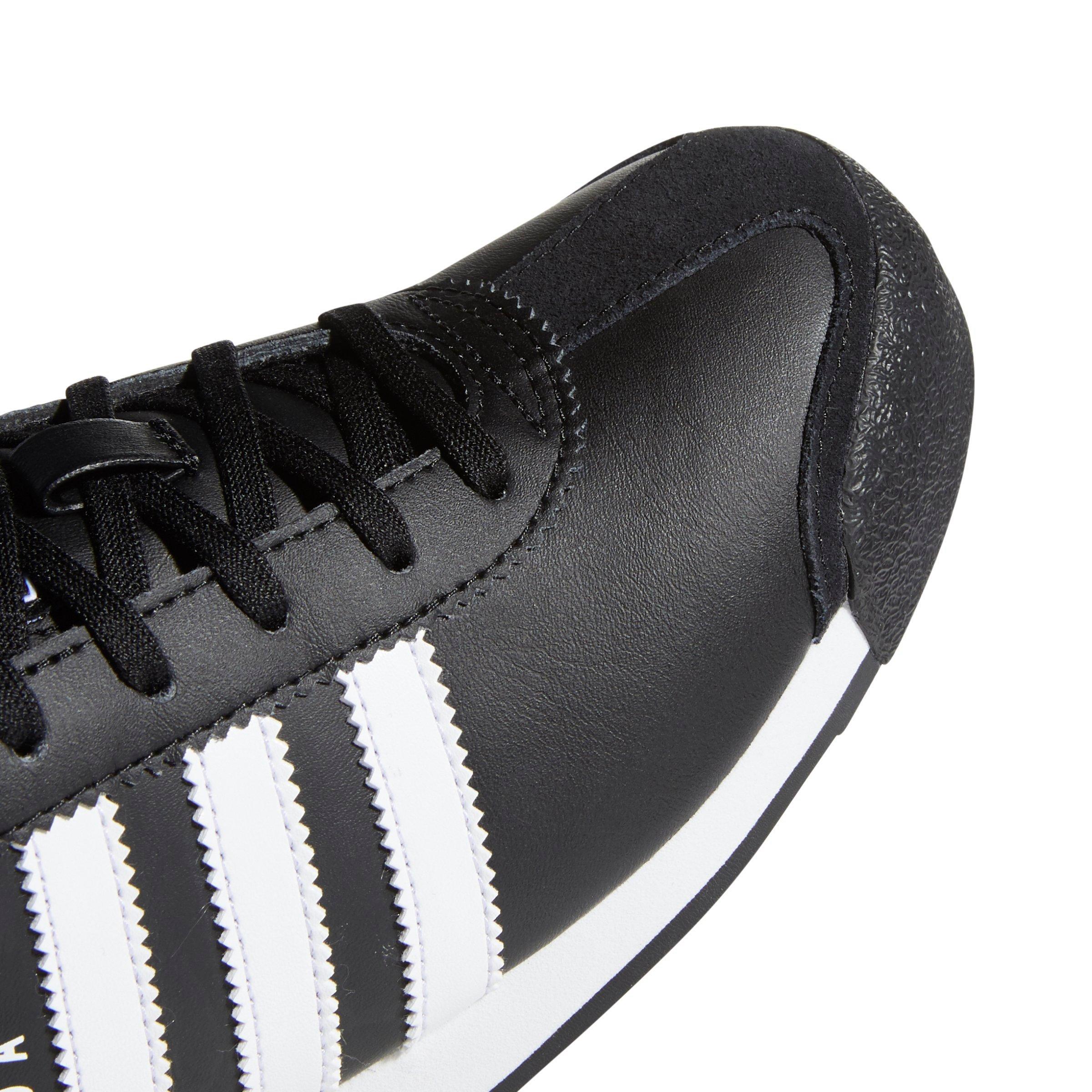 Adidas samoa black on sale leather